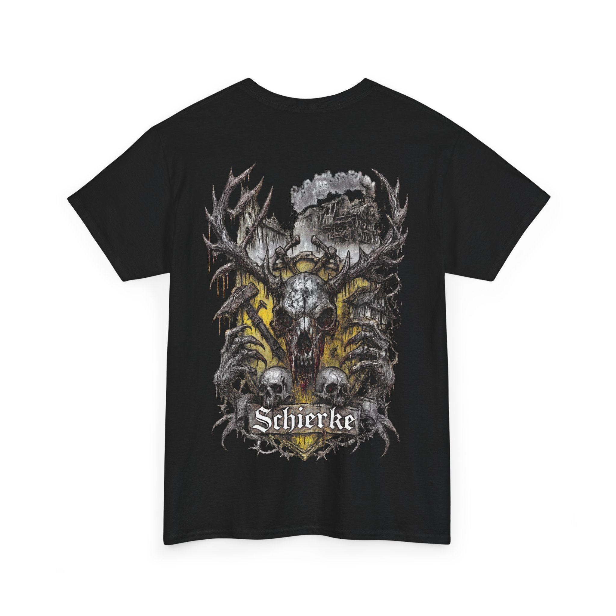Schierke: Front-/Backprint, Unisex T-Shirt **Grimwater-Edition**