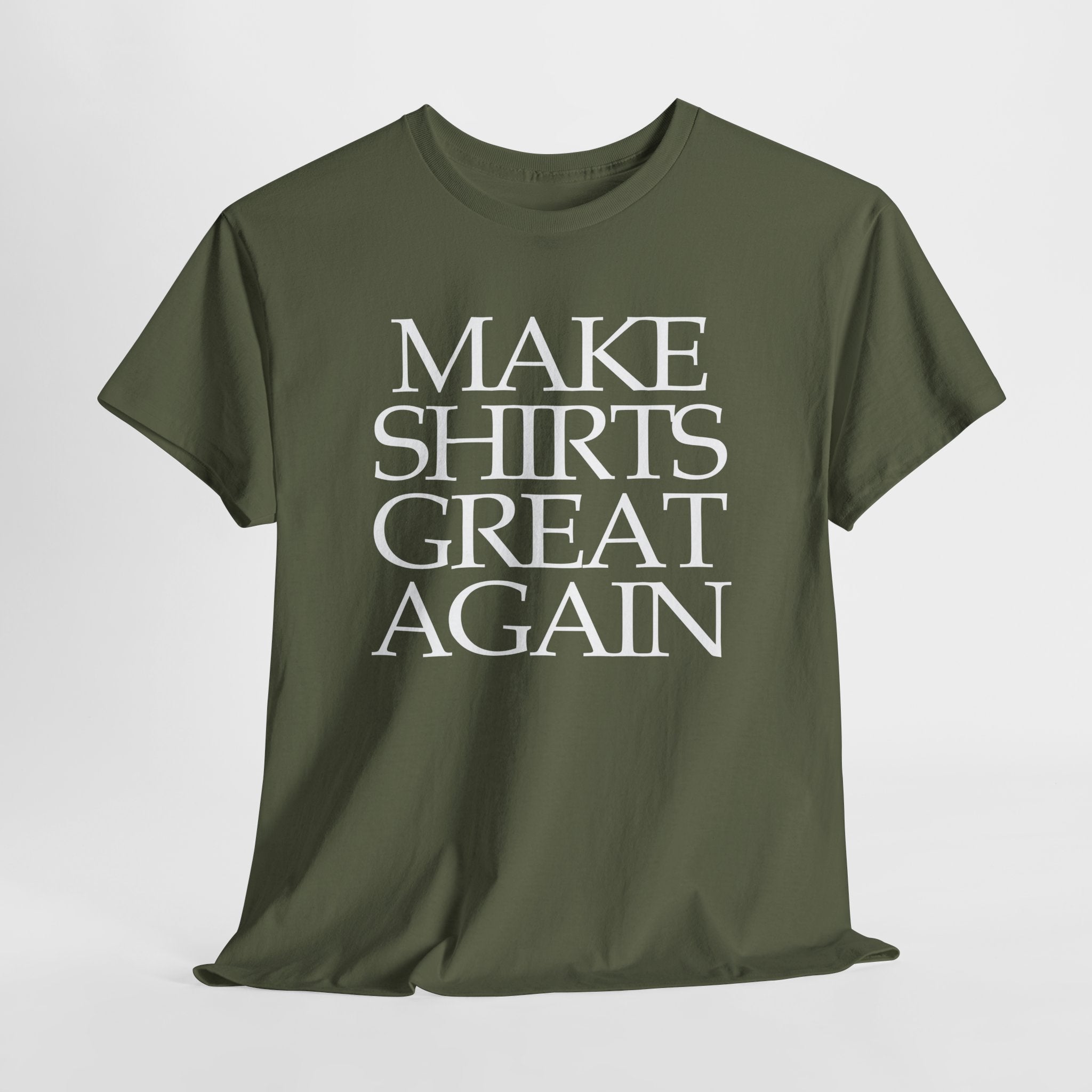 Supersize Shirts - Make Shirts Great Again, Gift for Dad, Funny Shirt, Statement Tee, Comfortable Wear