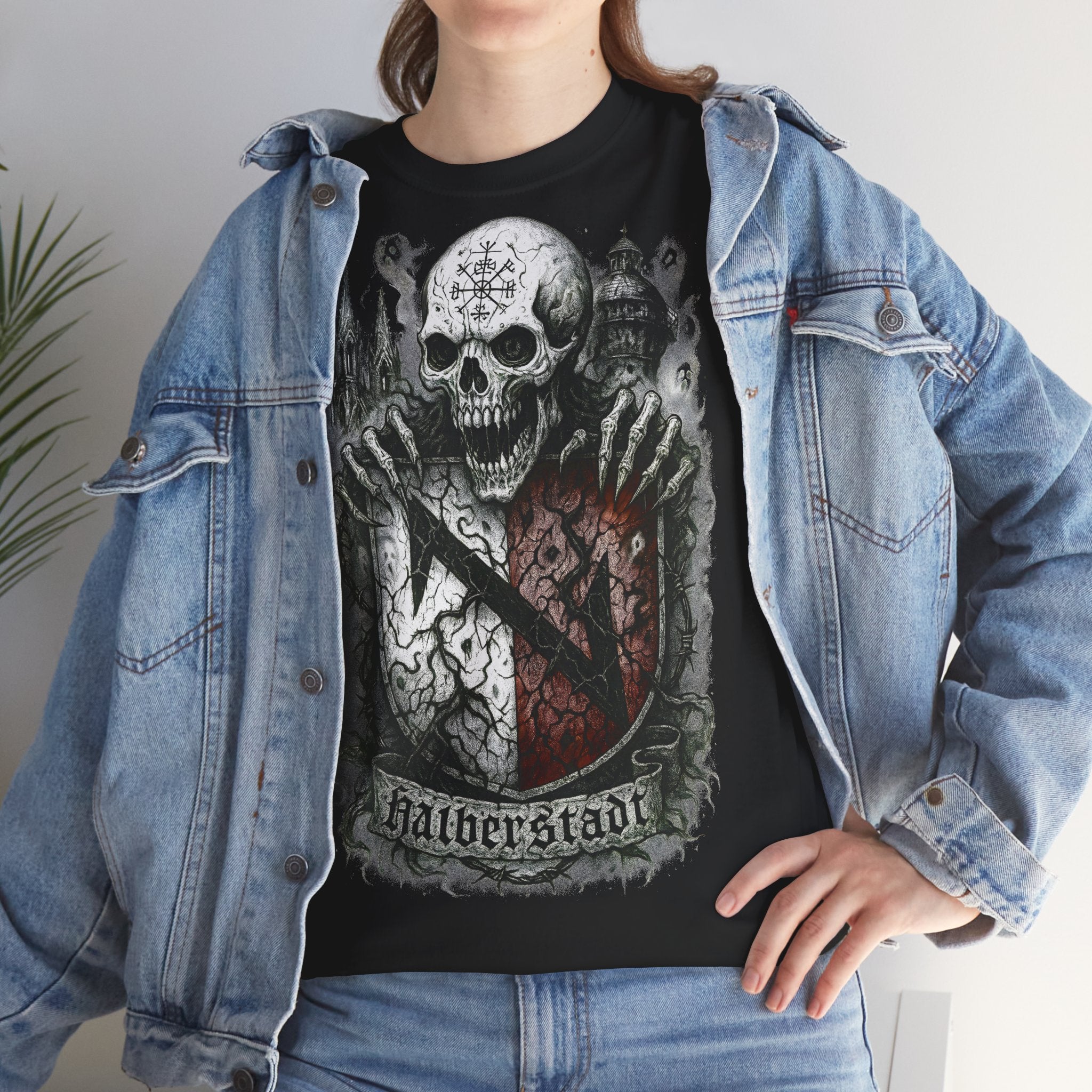 Halberstadt: Frontprint, Unisex T-Shirt **Grimwater-Edition**