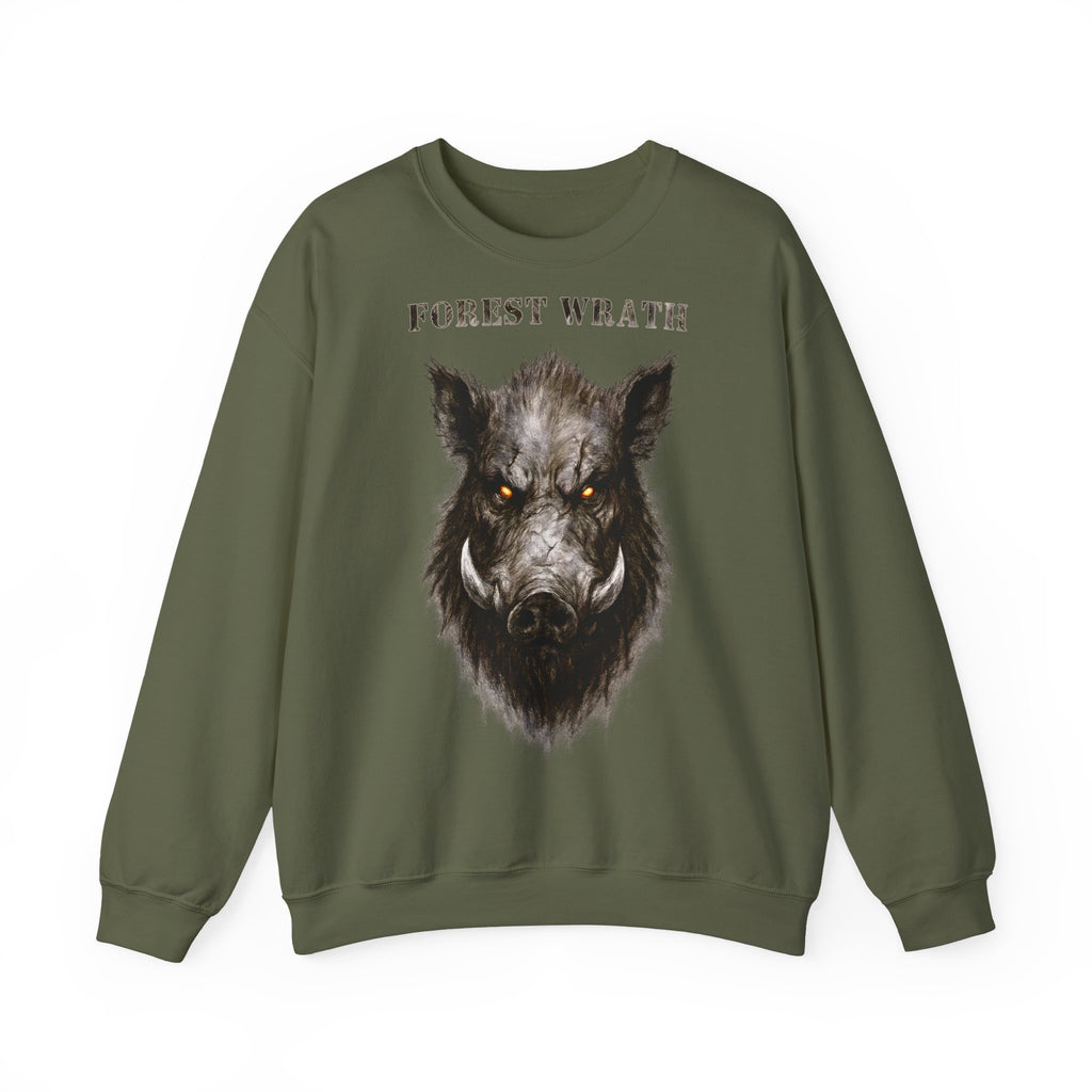 Keiler - Forest Wrath: Animals-Collection, Frontprint, Unisex Sweatshirt