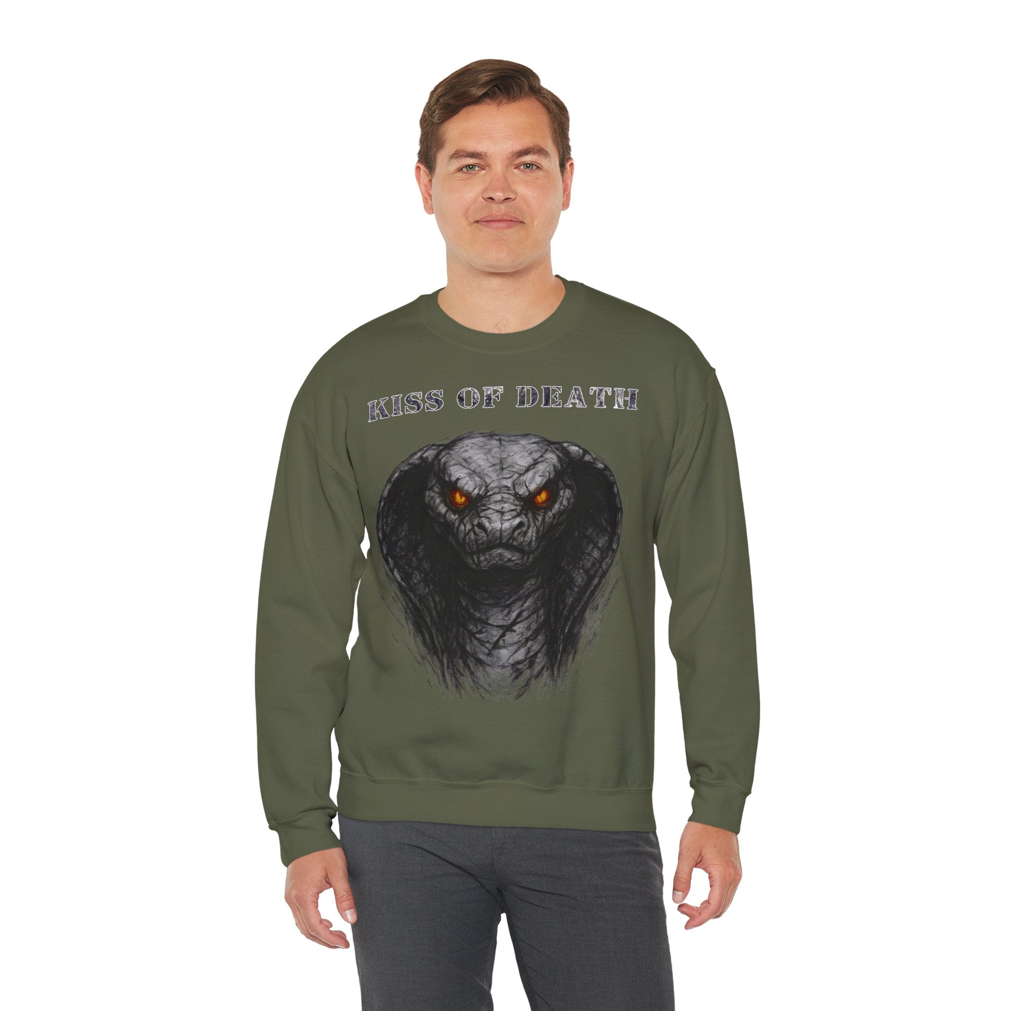 Cobra - Kiss of Death: Animals-Collection, Frontprint, Unisex Sweatshirt
