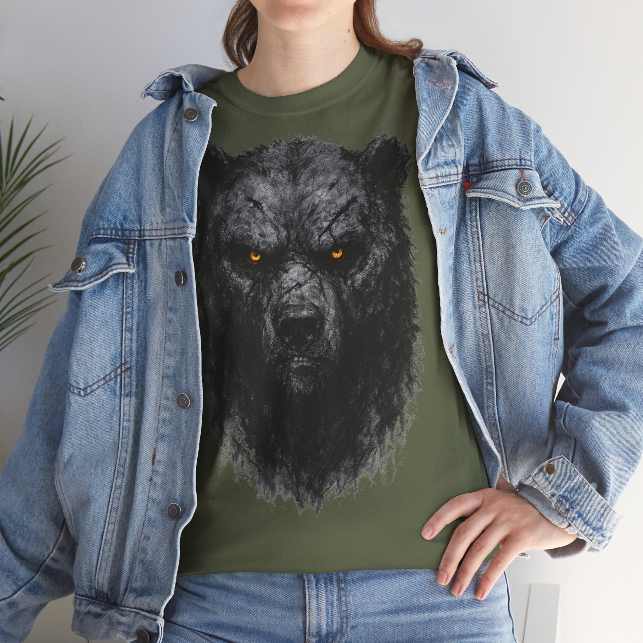Bär: Frontprint, Unisex T-Shirt - Animal-Collection