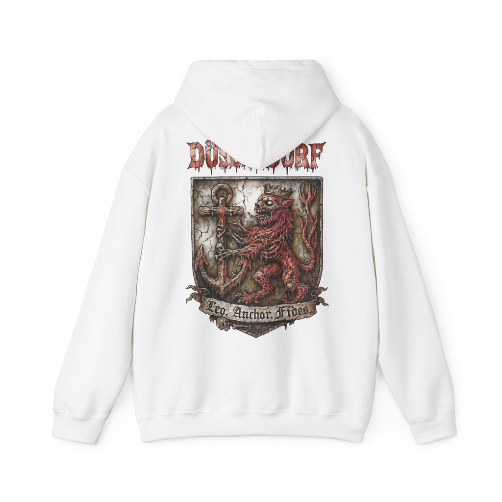 Düsseldorf Front-/Backprint - Fides ultra mortem!  Leo, Anchor, Fides: Grimwater-Edition - Hoodie