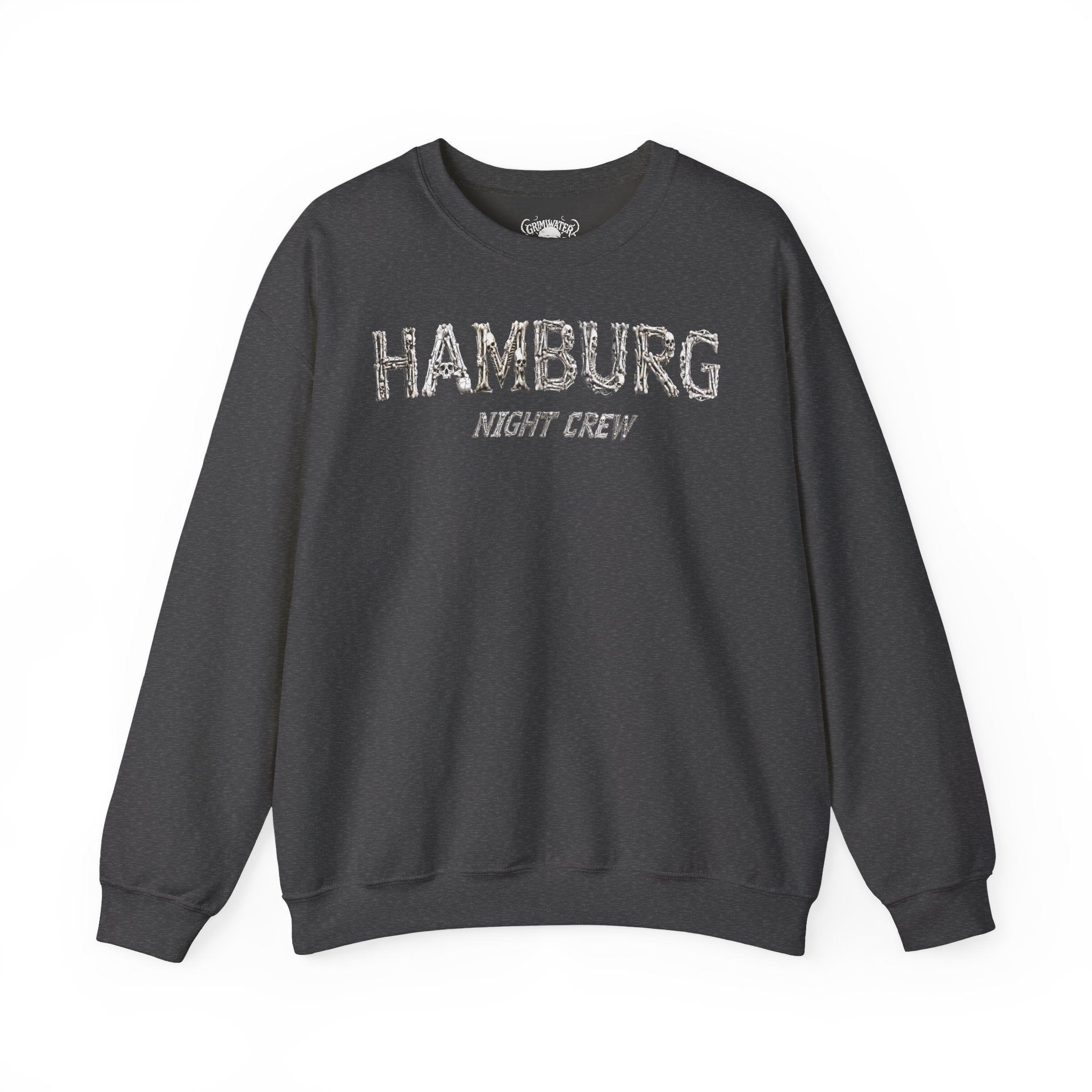 Hamburg "Night Crew" - Front-/Backprint, Unisex Sweatshirt: **Grimwater-Edition**