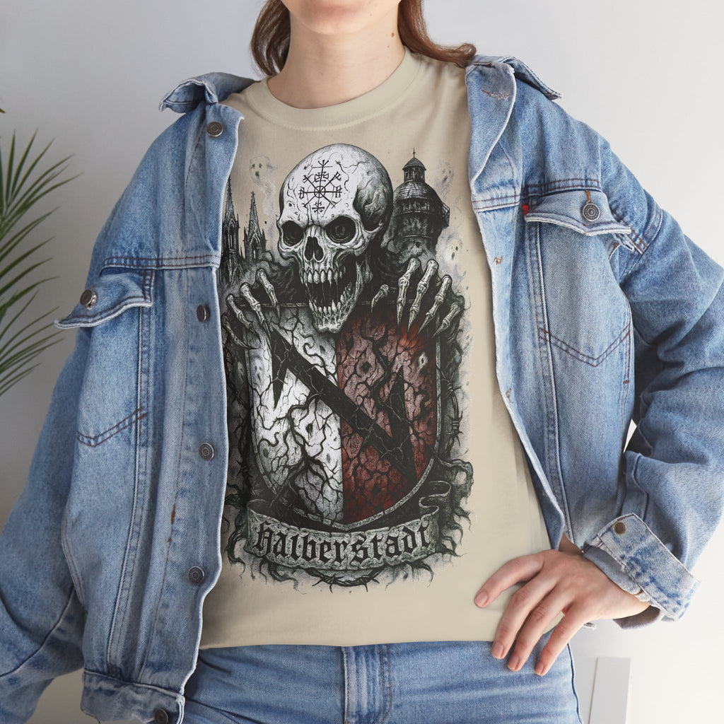 Halberstadt: Frontprint, Unisex T-Shirt **Grimwater-Edition**