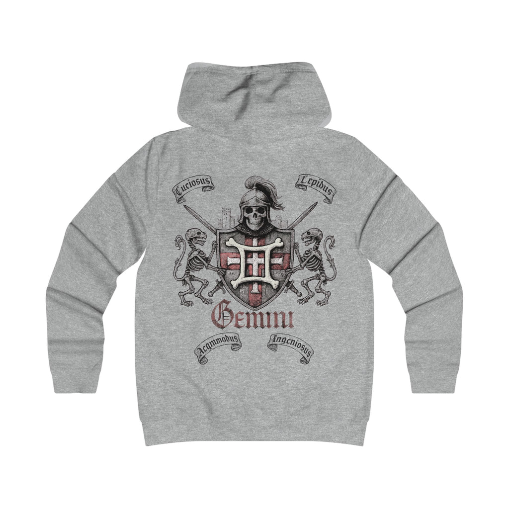 Zwilling - Backprint, Womens' Hoodie -  **Grimwater Edition** Sternzeichen Astrologie (Gemini)