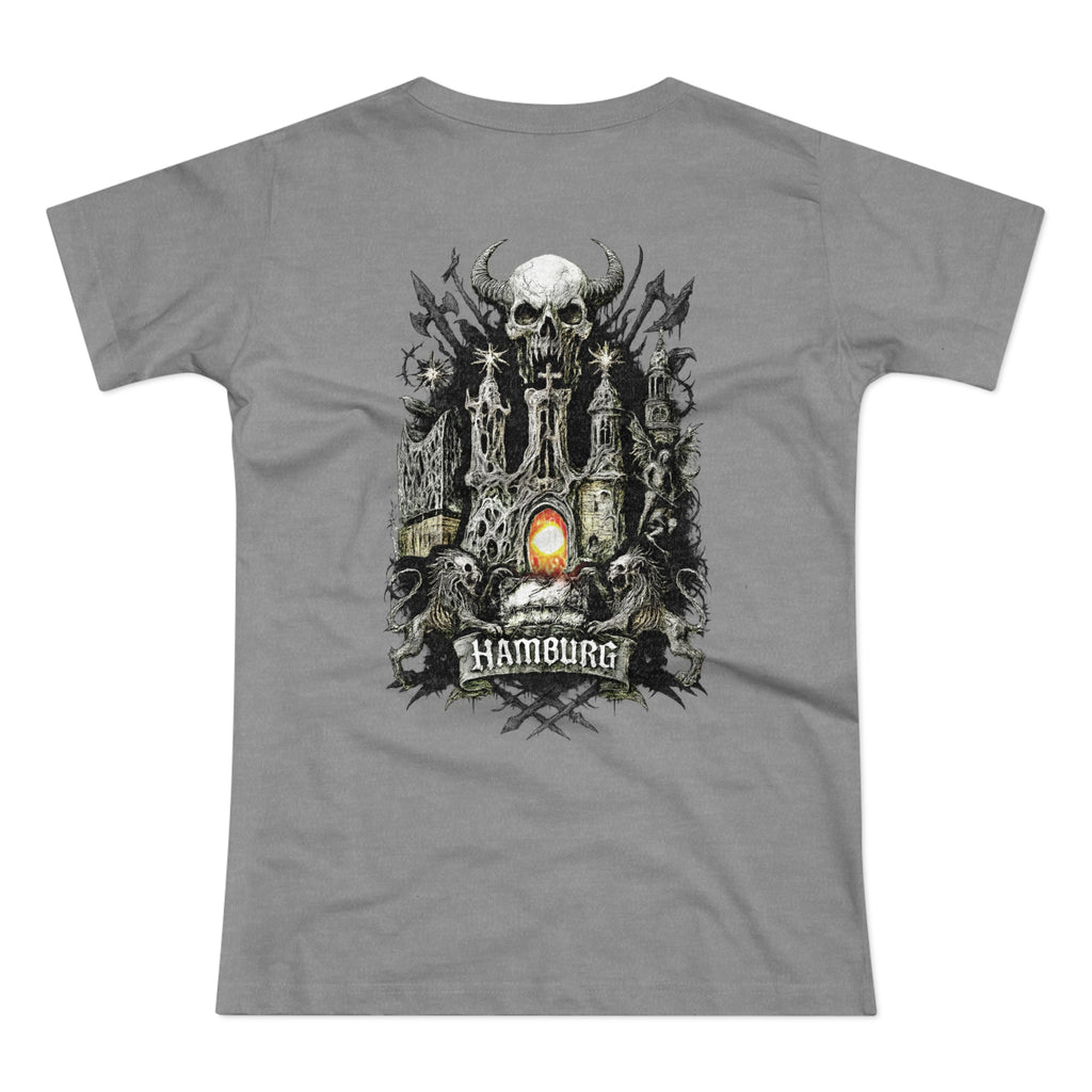 Hamburg "Night Crew" - Front-/Backprint, Womens' T-Shirt: **Grimwater-Edition**