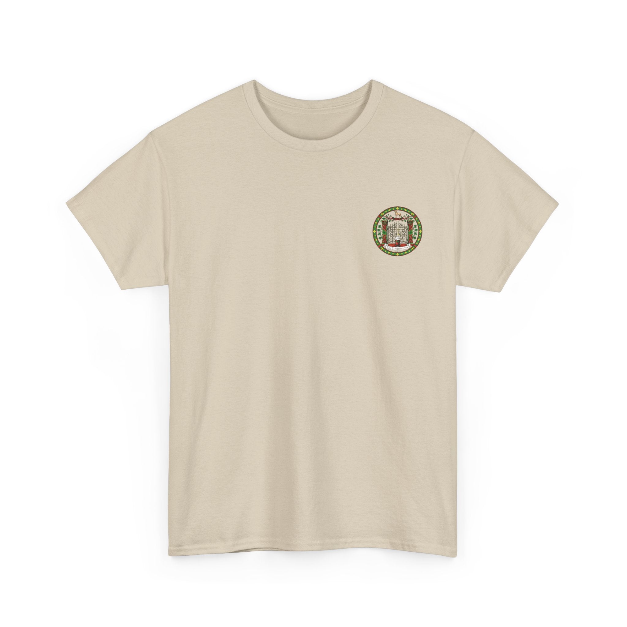 The Gatekeeper Inn, Dublin, Festive Unisex Cotton Tee with Holiday Design, Christmas Gift, Casual Wear, Comfortable Shirt, Year-Round Style, Unique Gift Idea