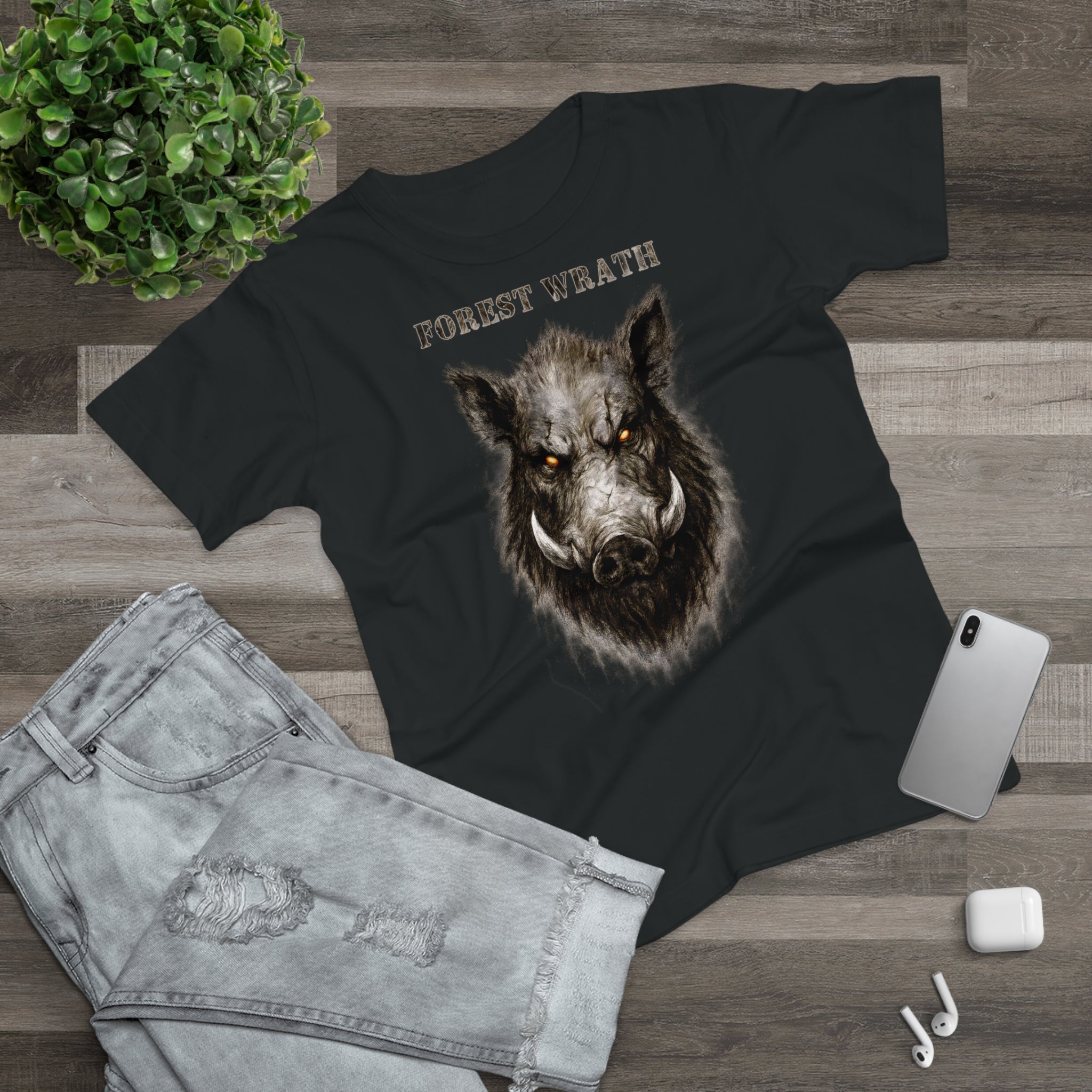 Keiler: Frontprint, Womens' T-Shirt - Animal-Collection