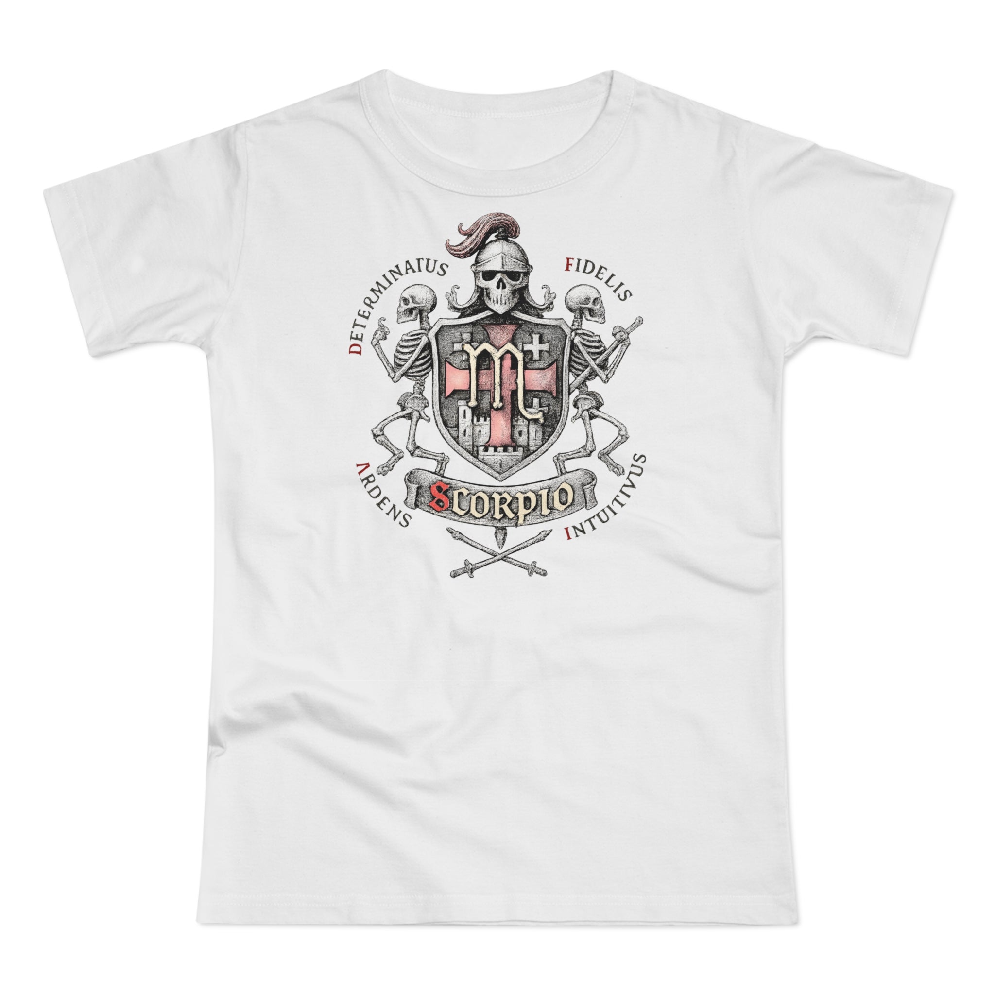 Skorpion: Frontprint, Womens' T-Shirt **Grimwater Edition** Sternzeichen Astrologie (Scorpio)