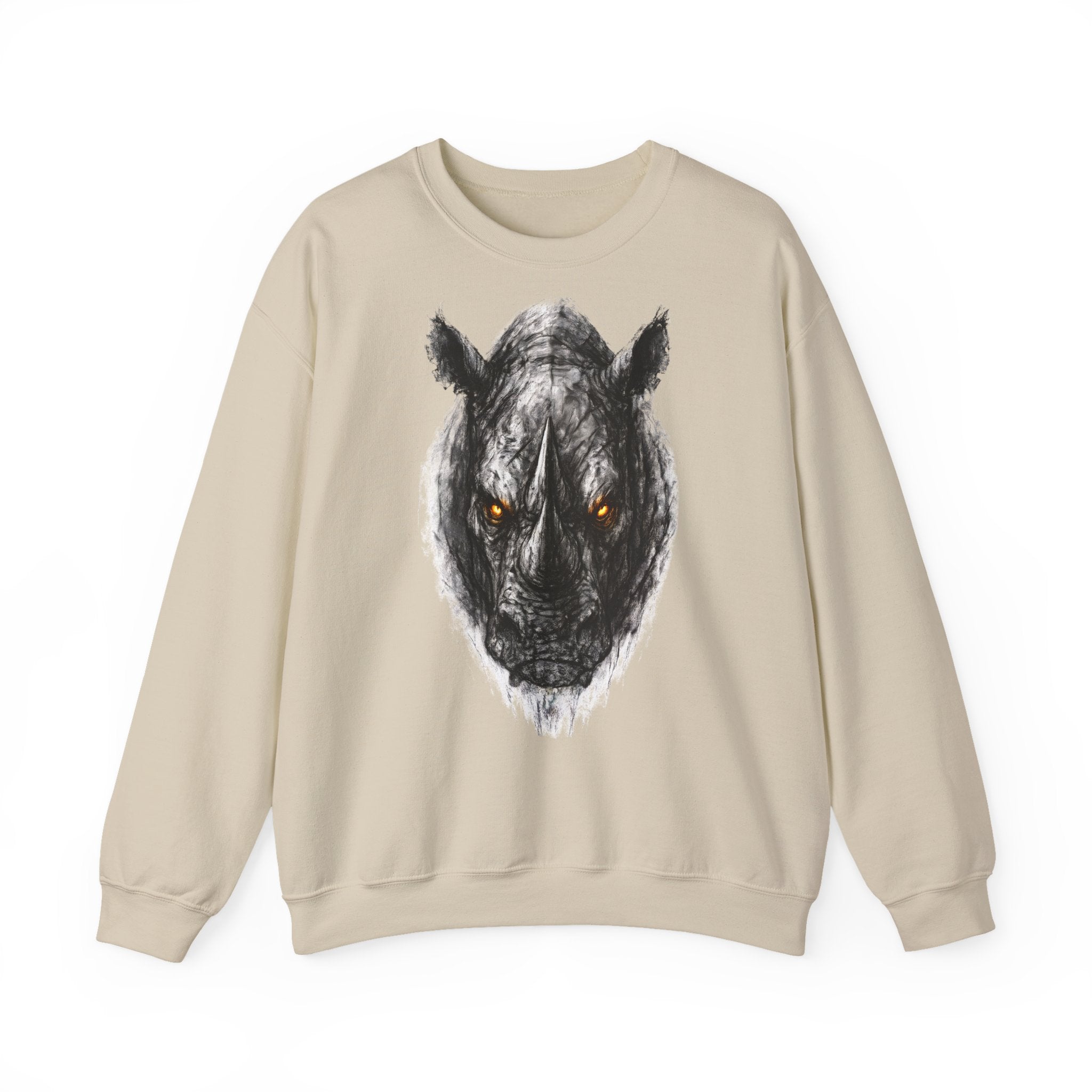 Nashorn: Animals-Collection, Frontprint, Unisex Sweatshirt