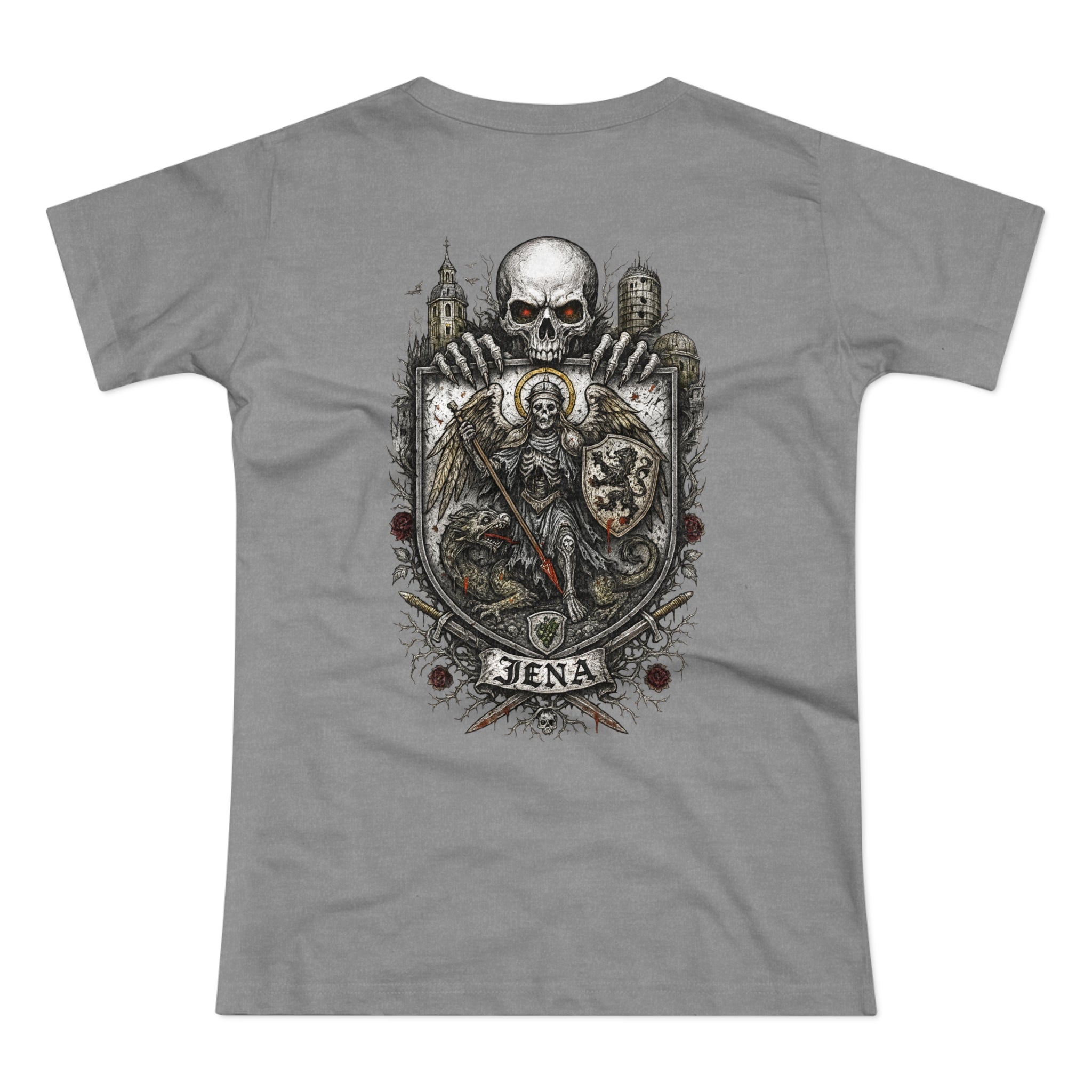 Jena: Front-/Backprint, Womens' T-Shirt **Grimwater-Edition**