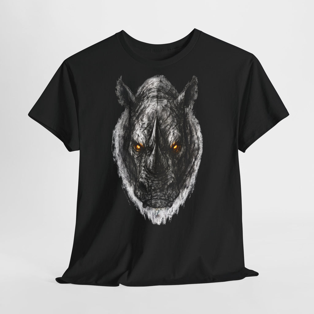 Nashorn: Frontprint, Unisex T-Shirt - Animal-Collection
