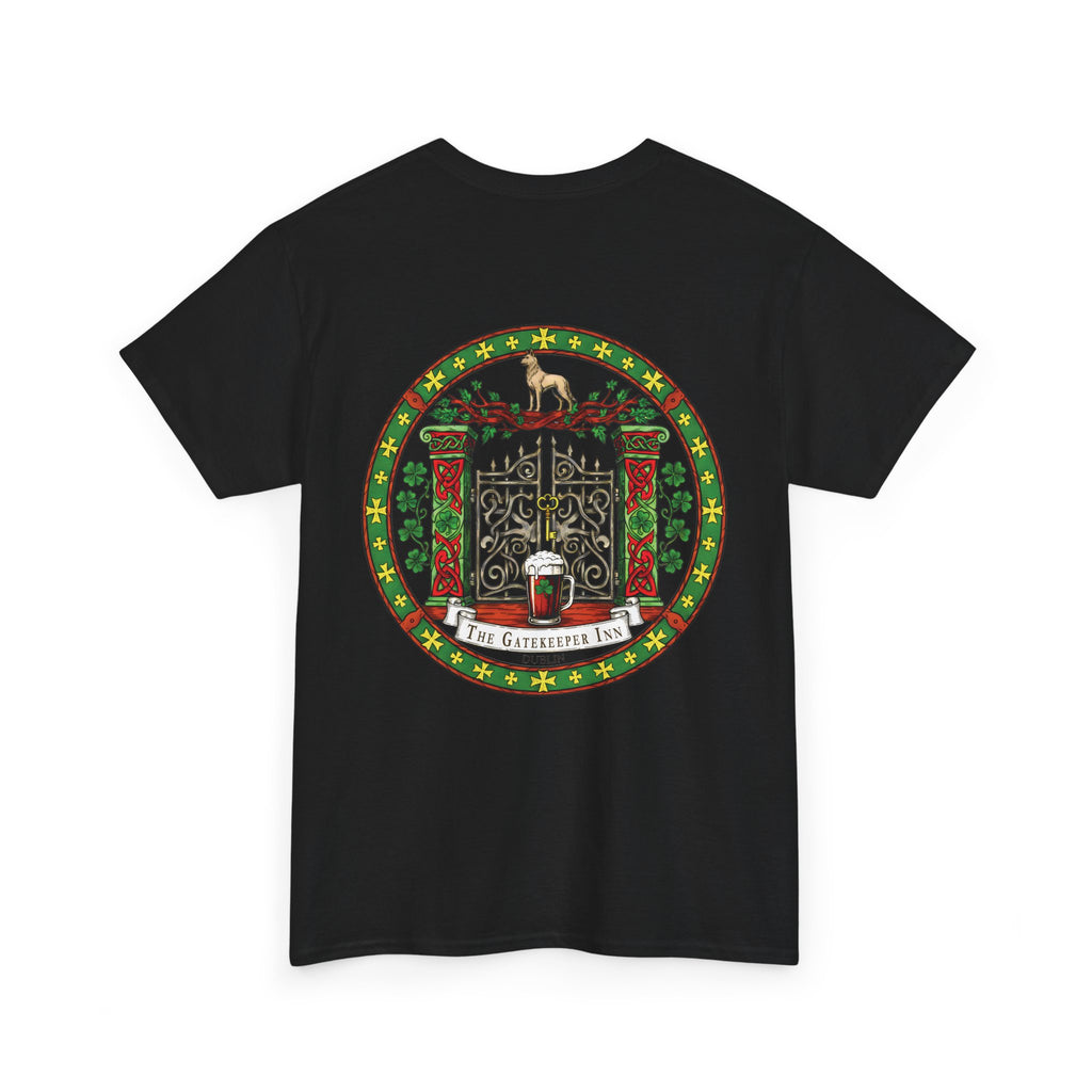 The Gatekeeper Inn, Dublin, Festive Unisex Cotton Tee with Holiday Design, Christmas Gift, Casual Wear, Comfortable Shirt, Year-Round Style, Unique Gift Idea