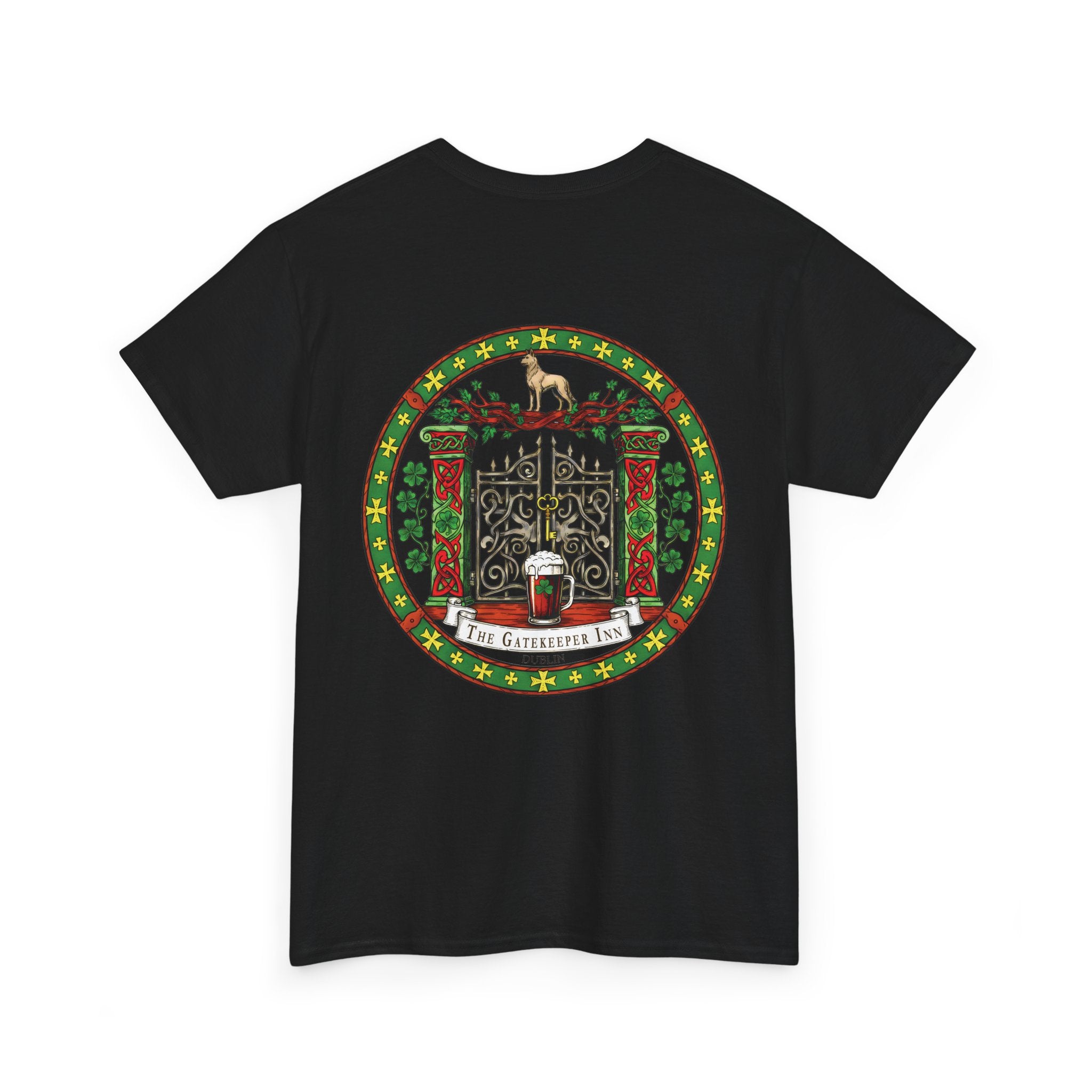 The Gatekeeper Inn, Dublin, Festive Unisex Cotton Tee with Holiday Design, Christmas Gift, Casual Wear, Comfortable Shirt, Year-Round Style, Unique Gift Idea