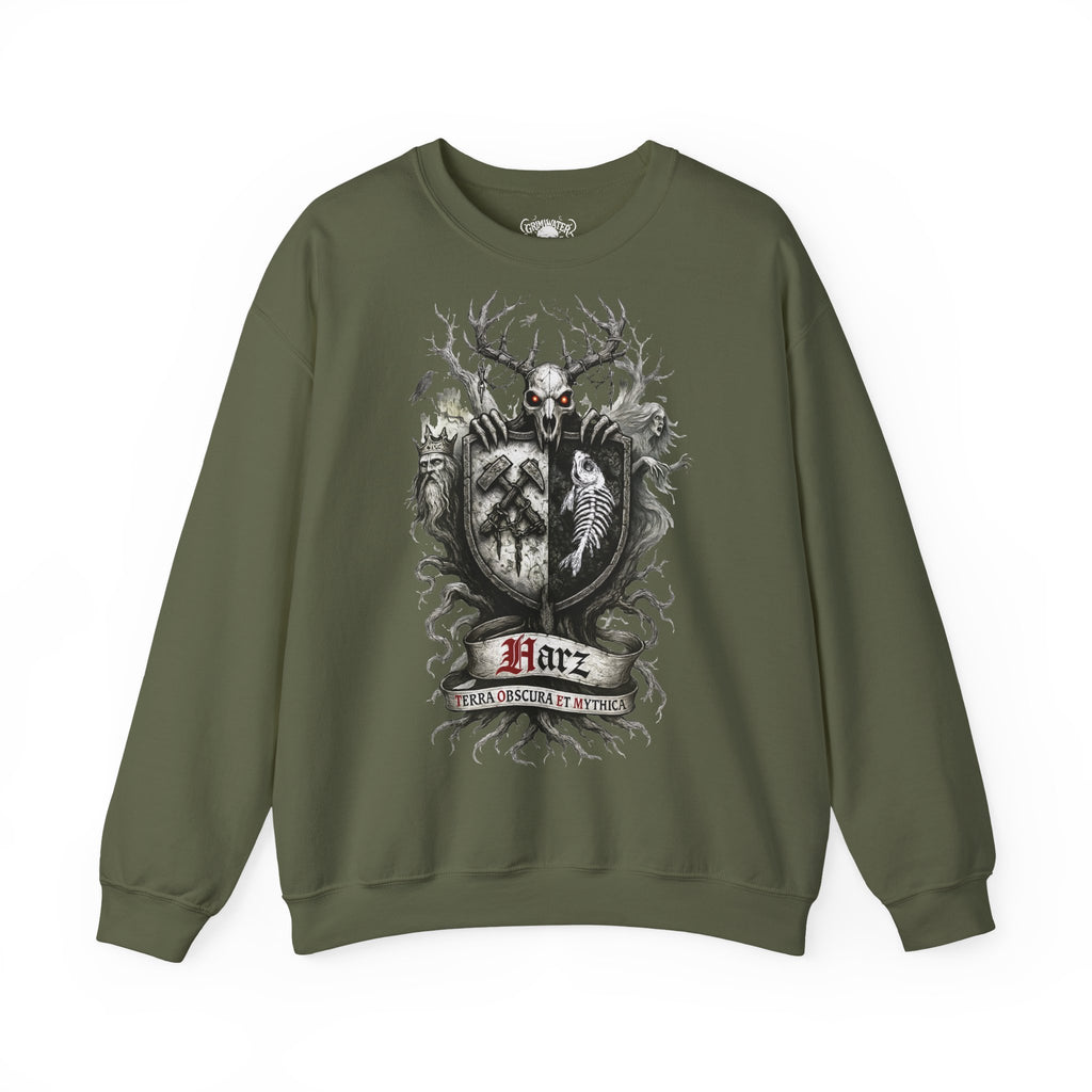 Der Harz: Harz-Collection, Frontprint, Unisex Sweatshirt **Grimwater-Edition**