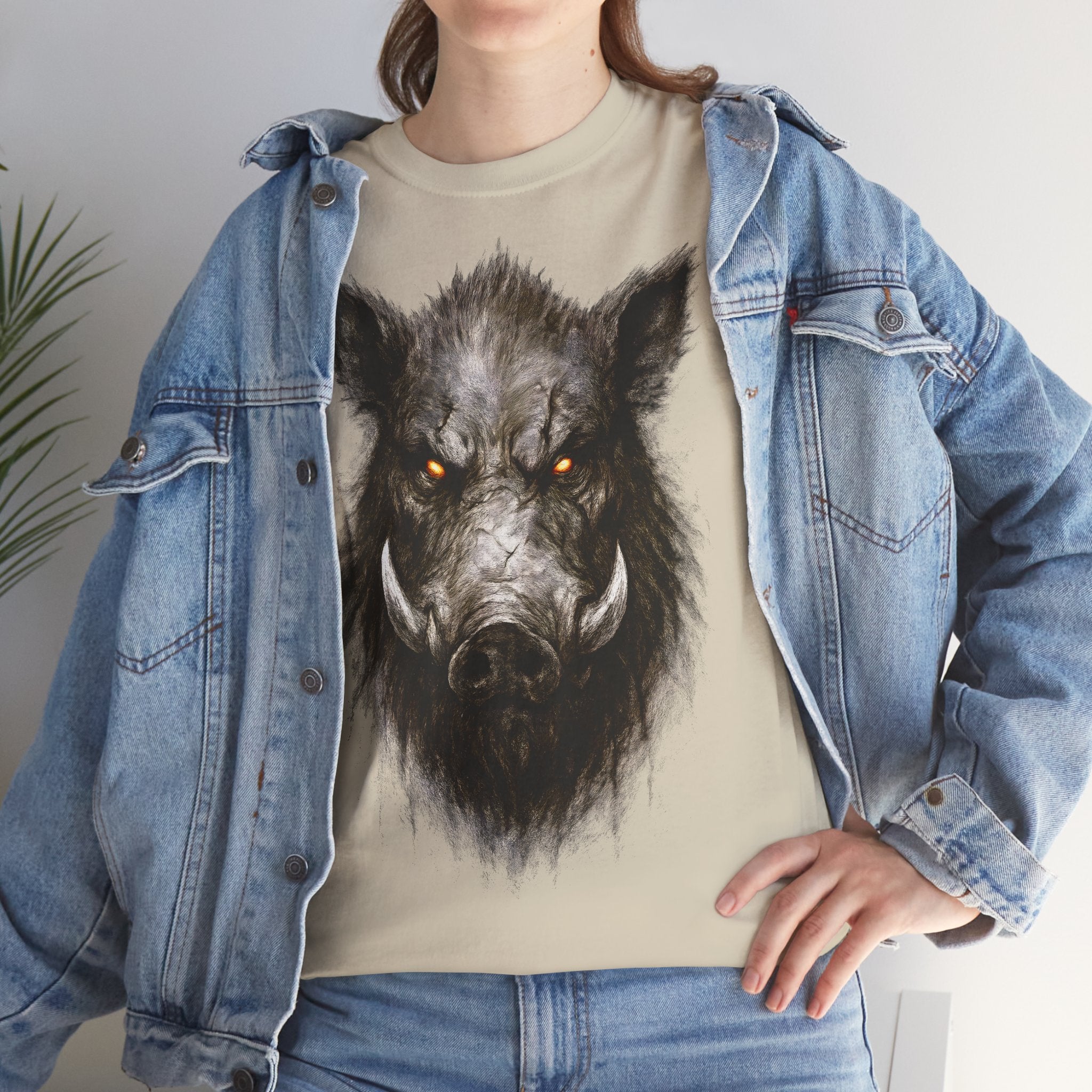 Keiler: Frontprint, Unisex T-Shirt - Animal-Collection