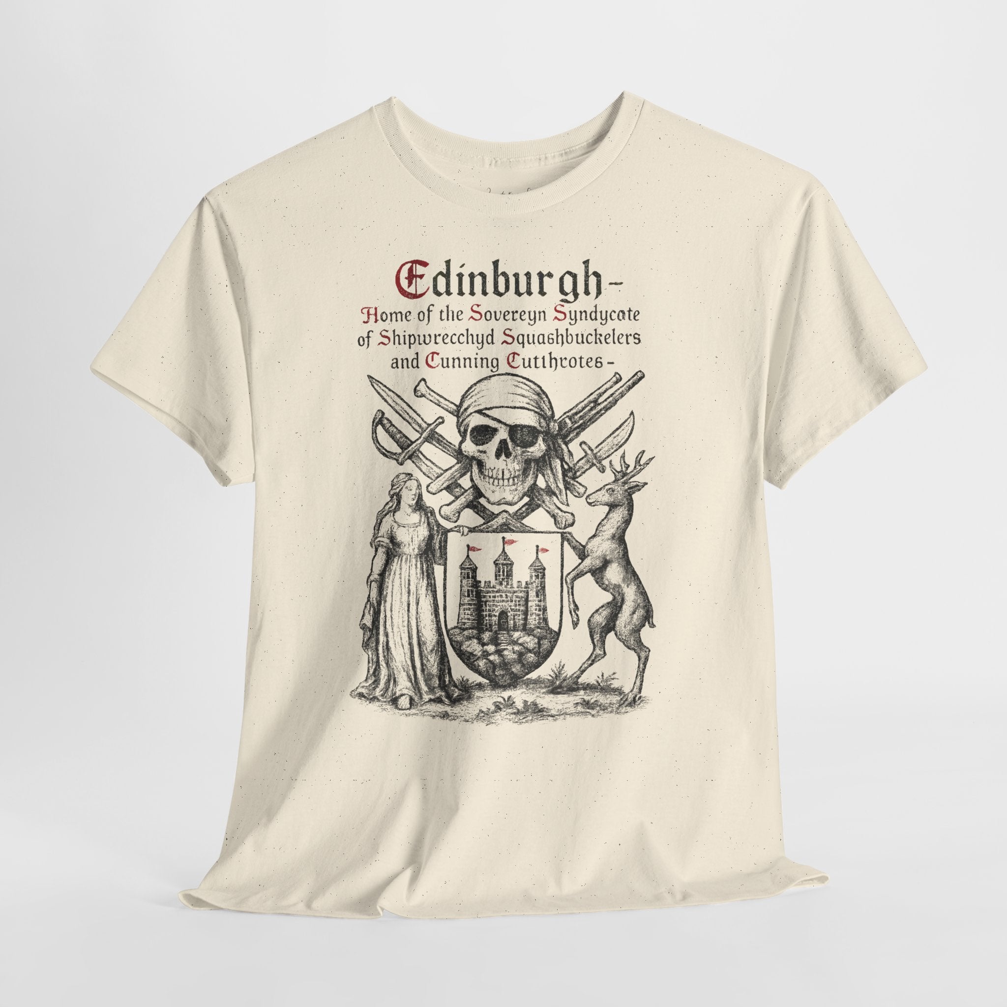 Edinburgh: Frontprint, Unisex T-Shirt **Grimwater-Edition**