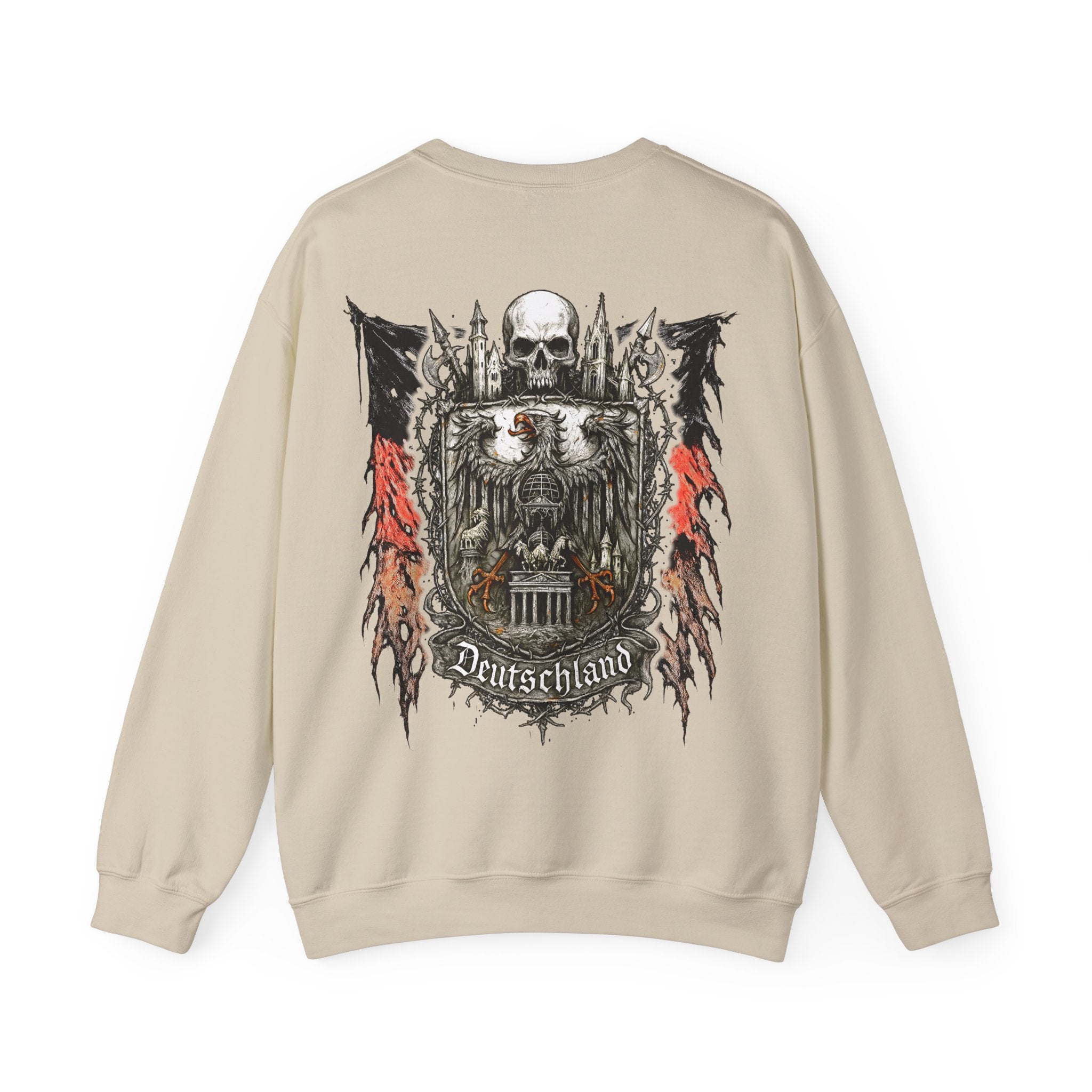 Deutschland: Front-/Backprint, Unisex Sweatshirt **Grimwater-Edition** (Germany)