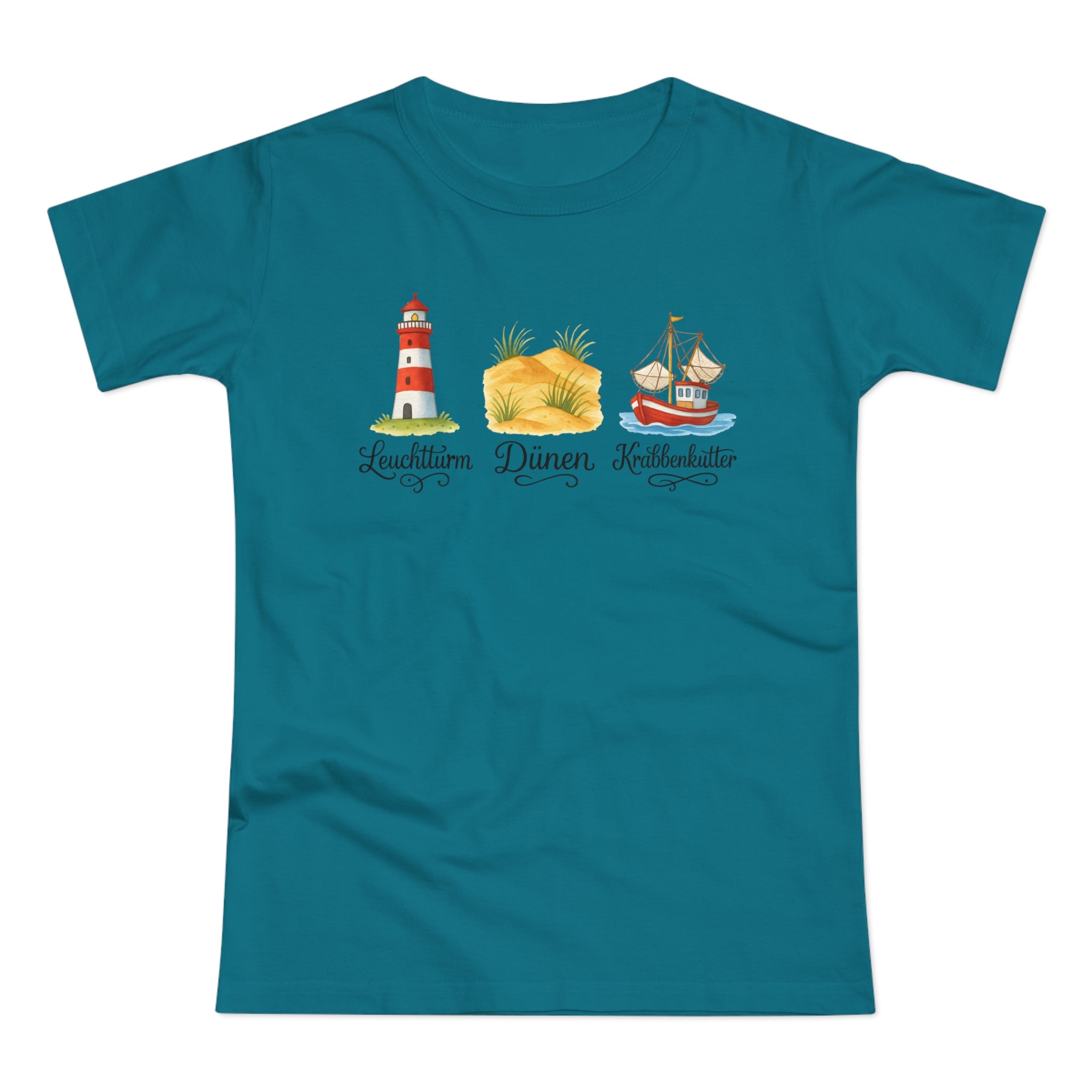 Nordsee, Ostsee - Reicht mir schon! Frontprint, Womens' T-Shirt
