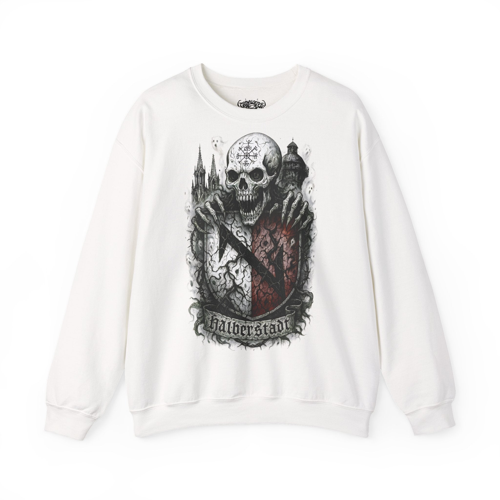 Halberstadt: Harz-Collection, Frontprint, Unisex Sweatshirt **Grimwater-Edition**