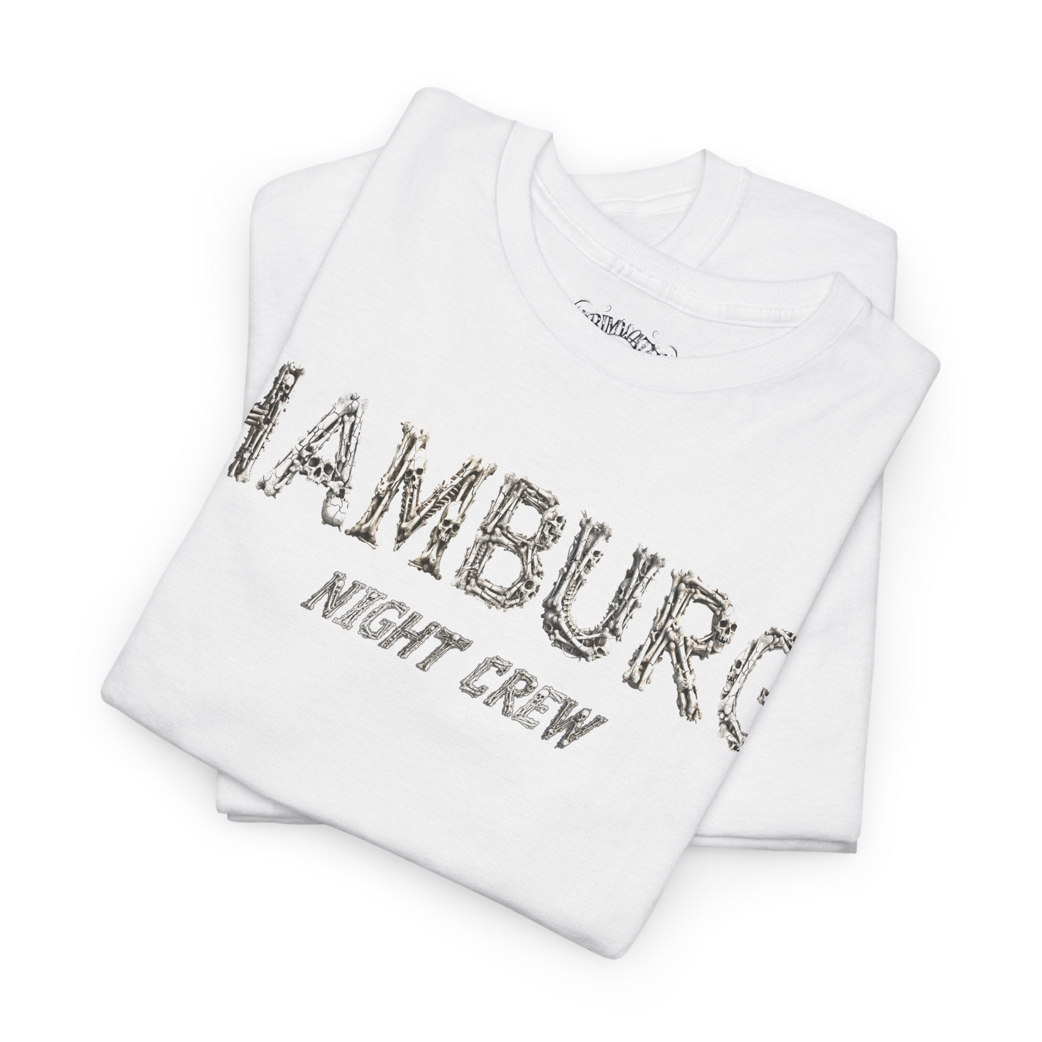 Hamburg "Night Crew" - Front-/Backprint, Unisex T-Shirt: **Grimwater-Edition**