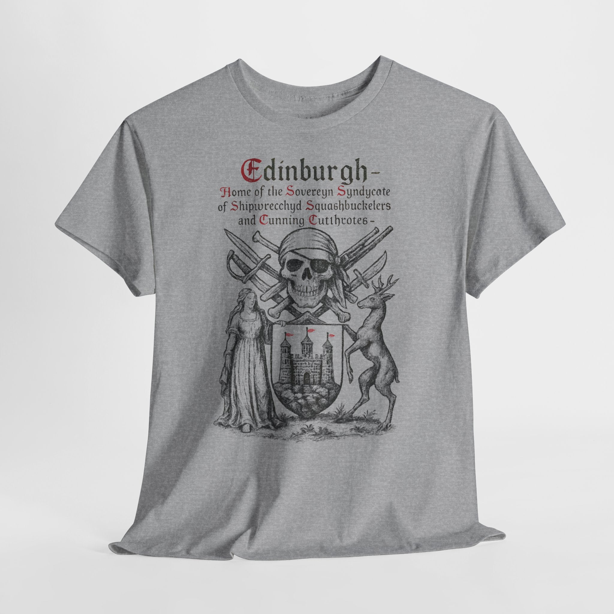 Edinburgh: Frontprint, Unisex T-Shirt **Grimwater-Edition**