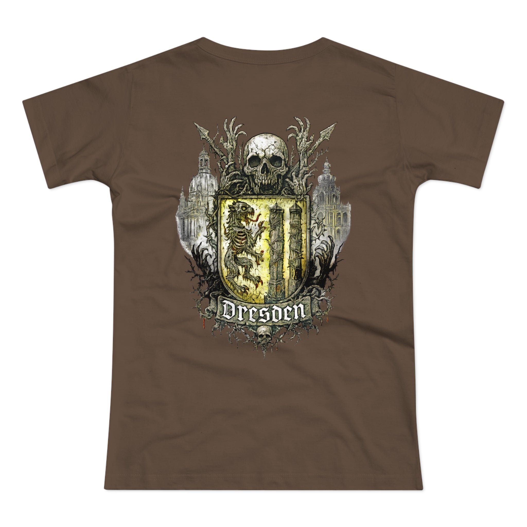 Dresden: Front-/Backprint, Womens' T-Shirt **Grimwater-Edition**