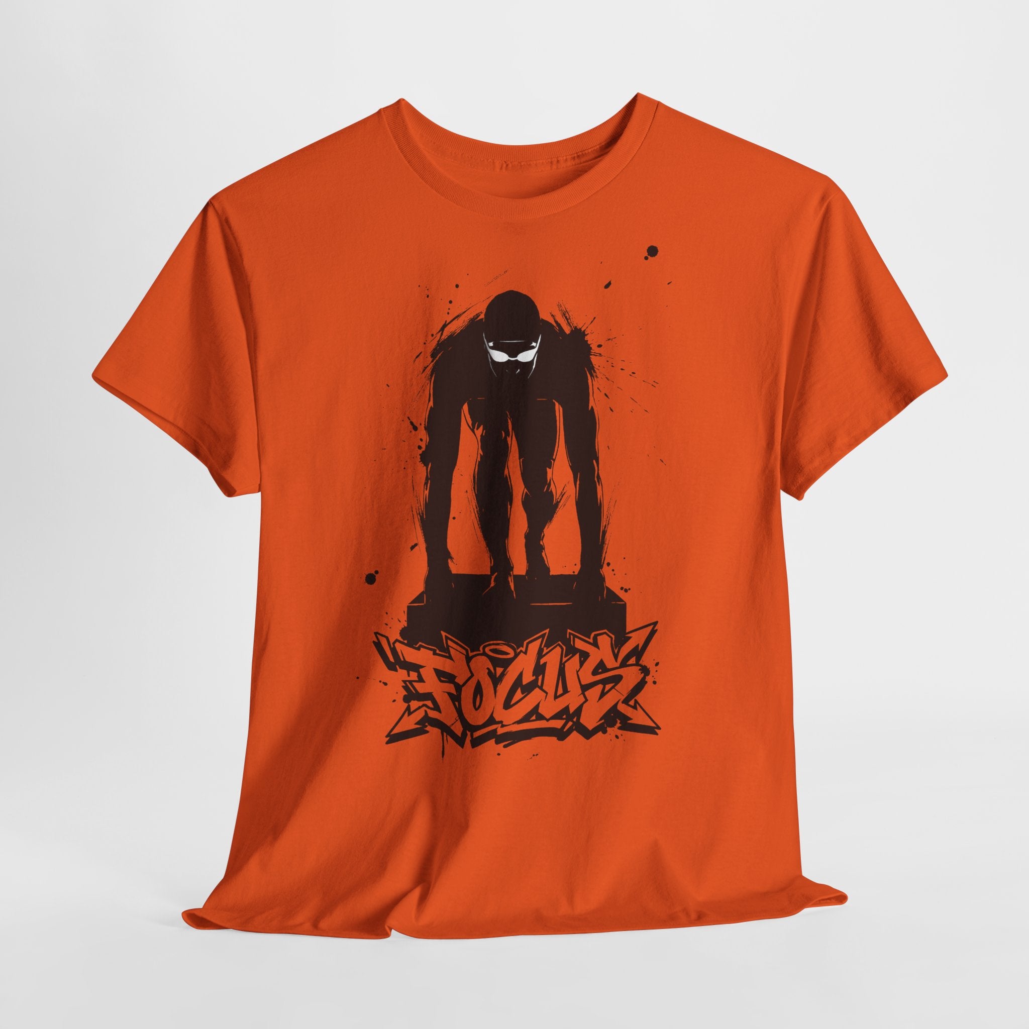 Schwimmen - FOCUS : Frontprint, Unisex T-Shirt