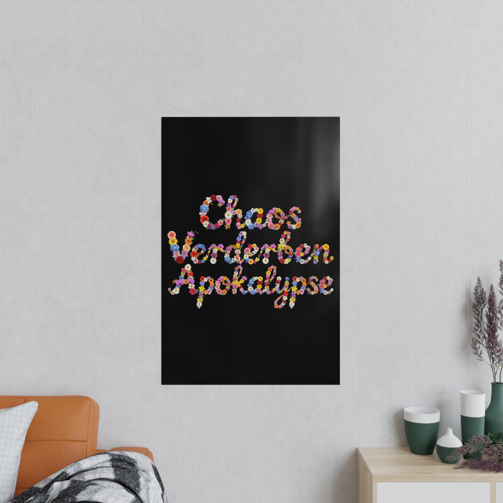 Poster 60 x 90: "Chaos, Verderben, Apokalypse" (Fun-Edition)