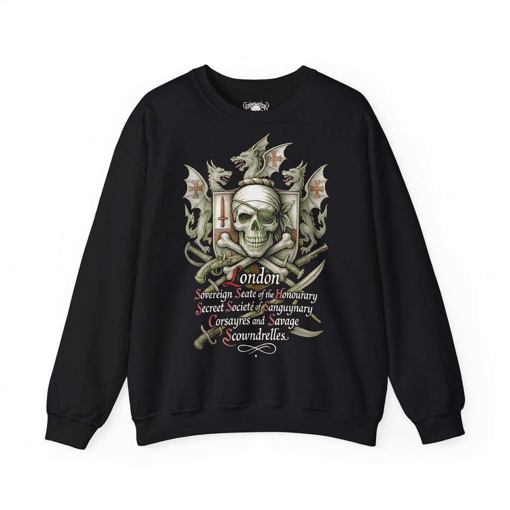London:, Frontprint, Unisex Sweatshirt **Grimwater-Edition**