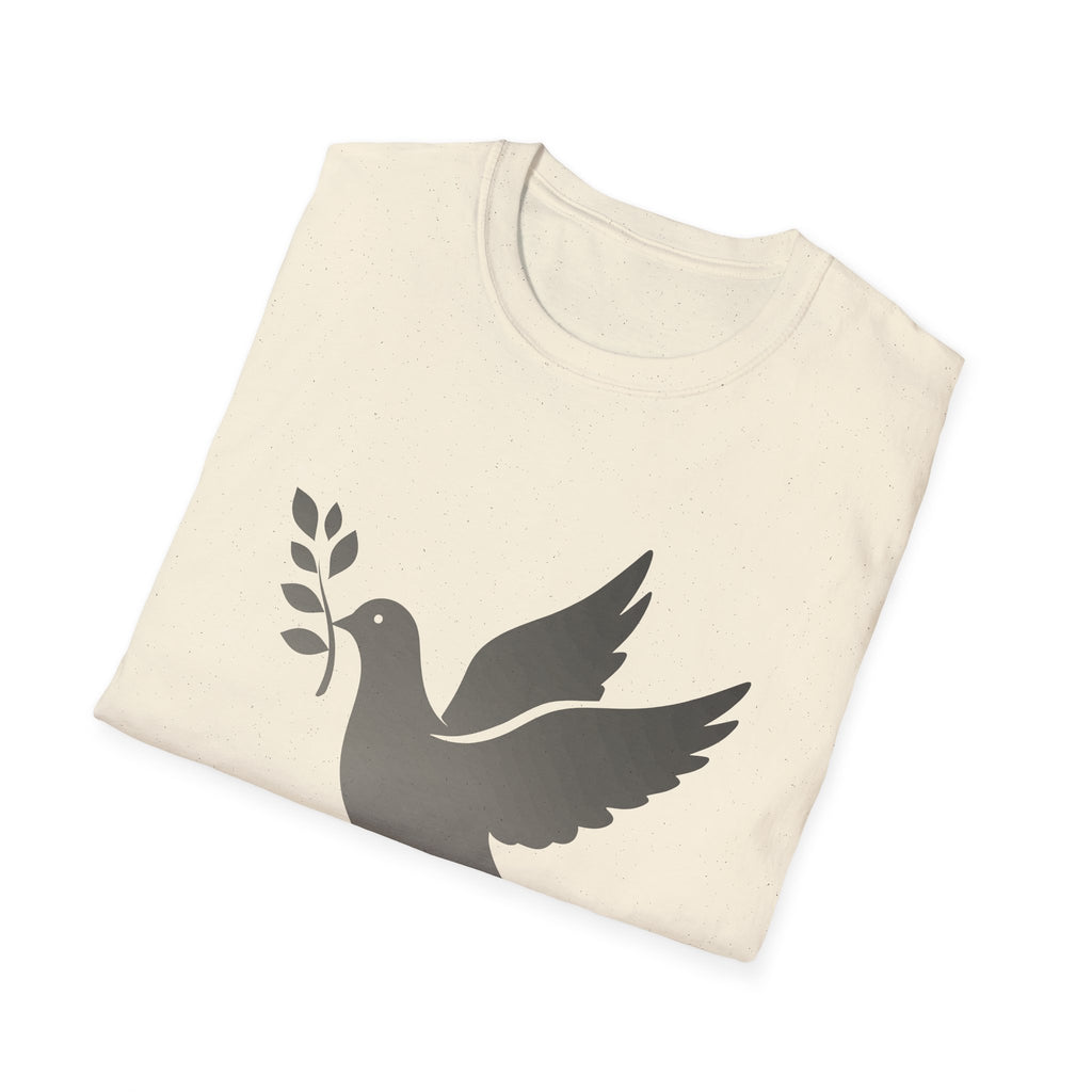 Fading Dove - Peace Please: Frontprint, Unisex (Slim) T-Shirt