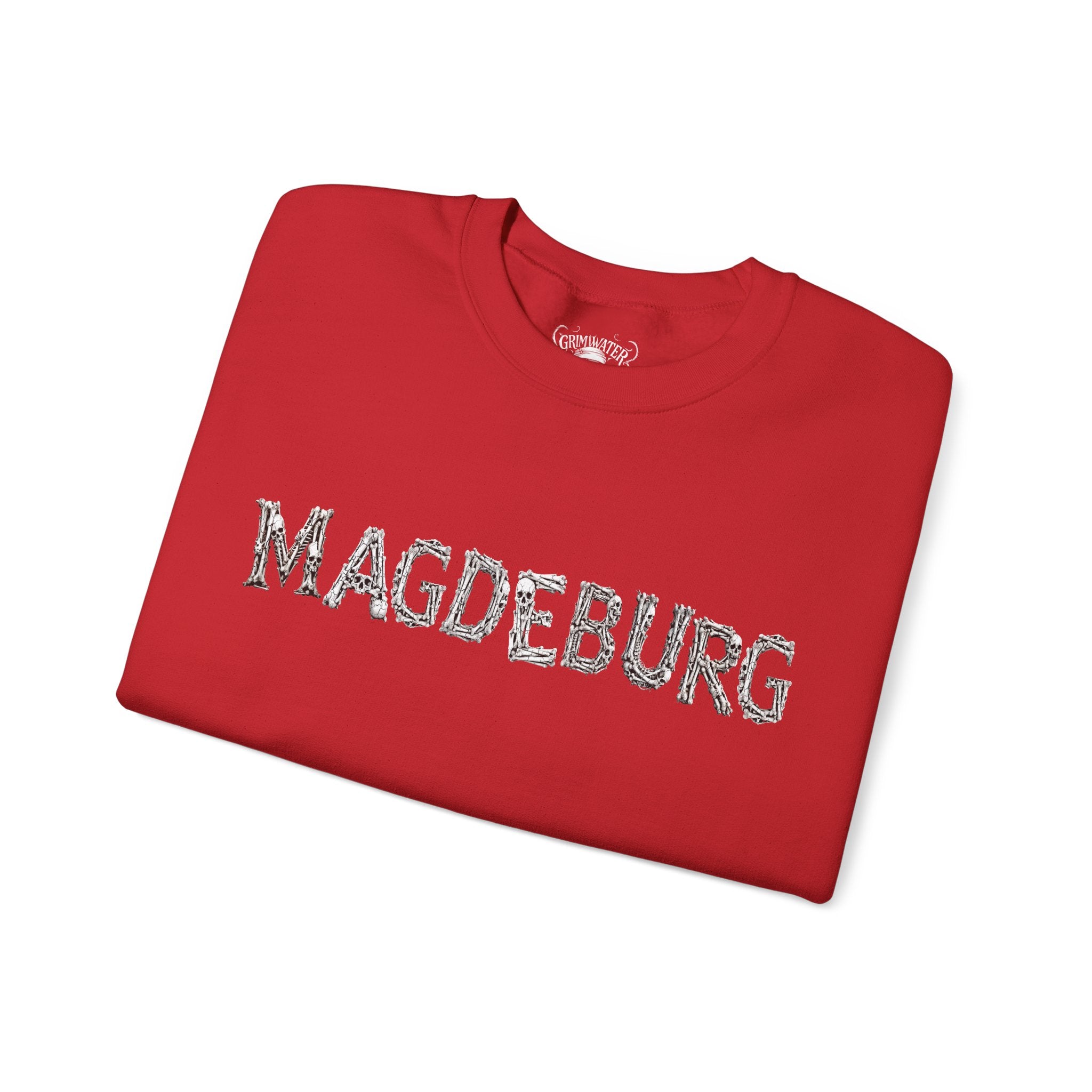 Magdeburg: Front-/Backprint, Unisex Sweatshirt **Grimwater-Edition**