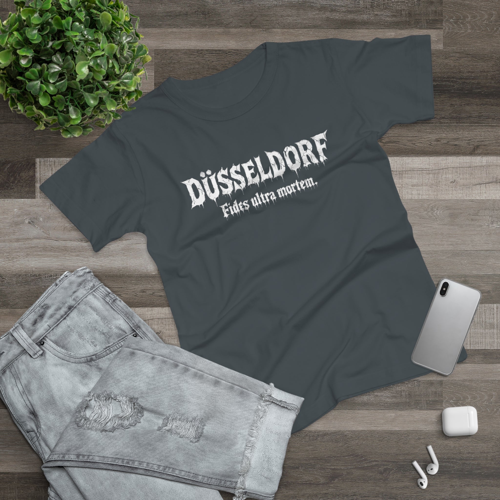 Düsseldorf: Front-/Backprint - Women's T-shirt **Grimwater-Edition**