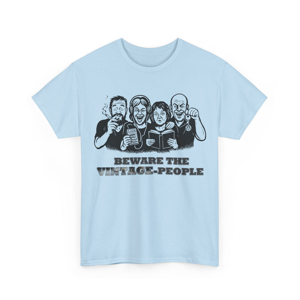 Vintage People: Frontprint, Unisex T-Shirt