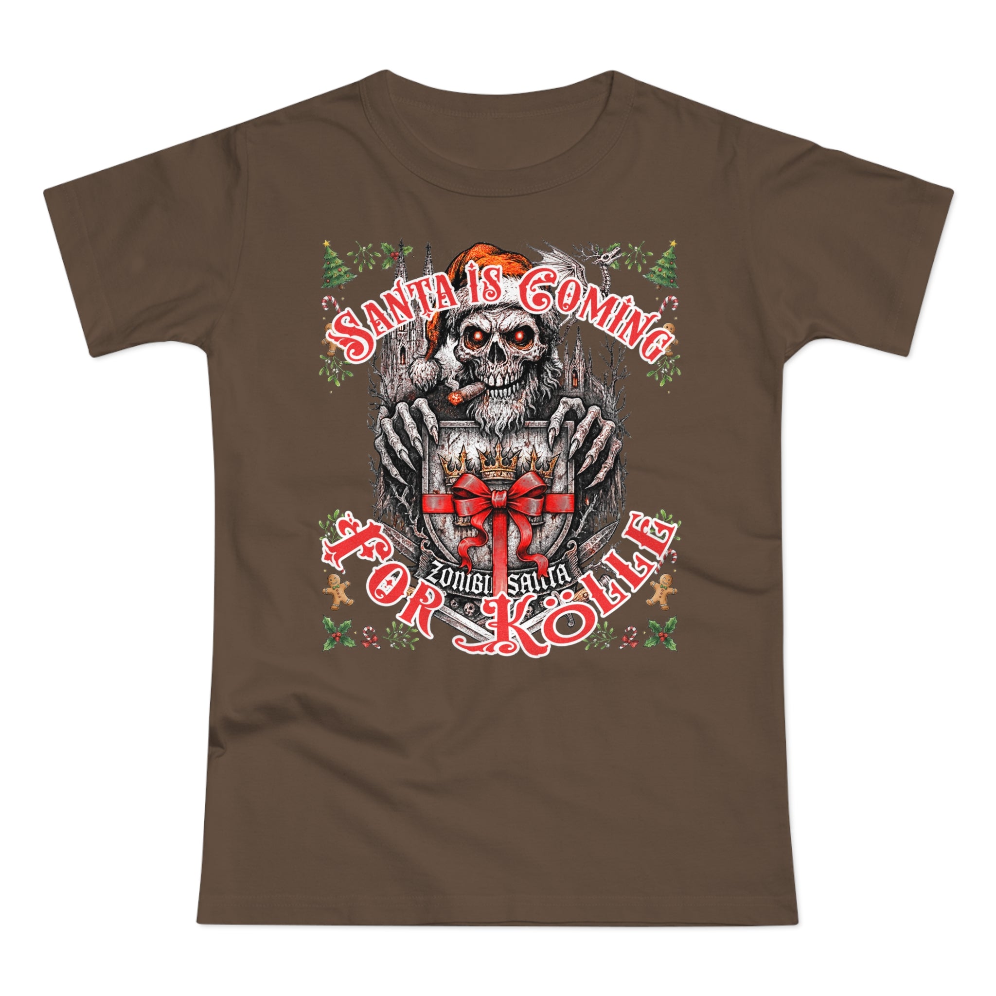Santa Is Coming 4 Kölle: Frontprint, Womens' T-Shirt