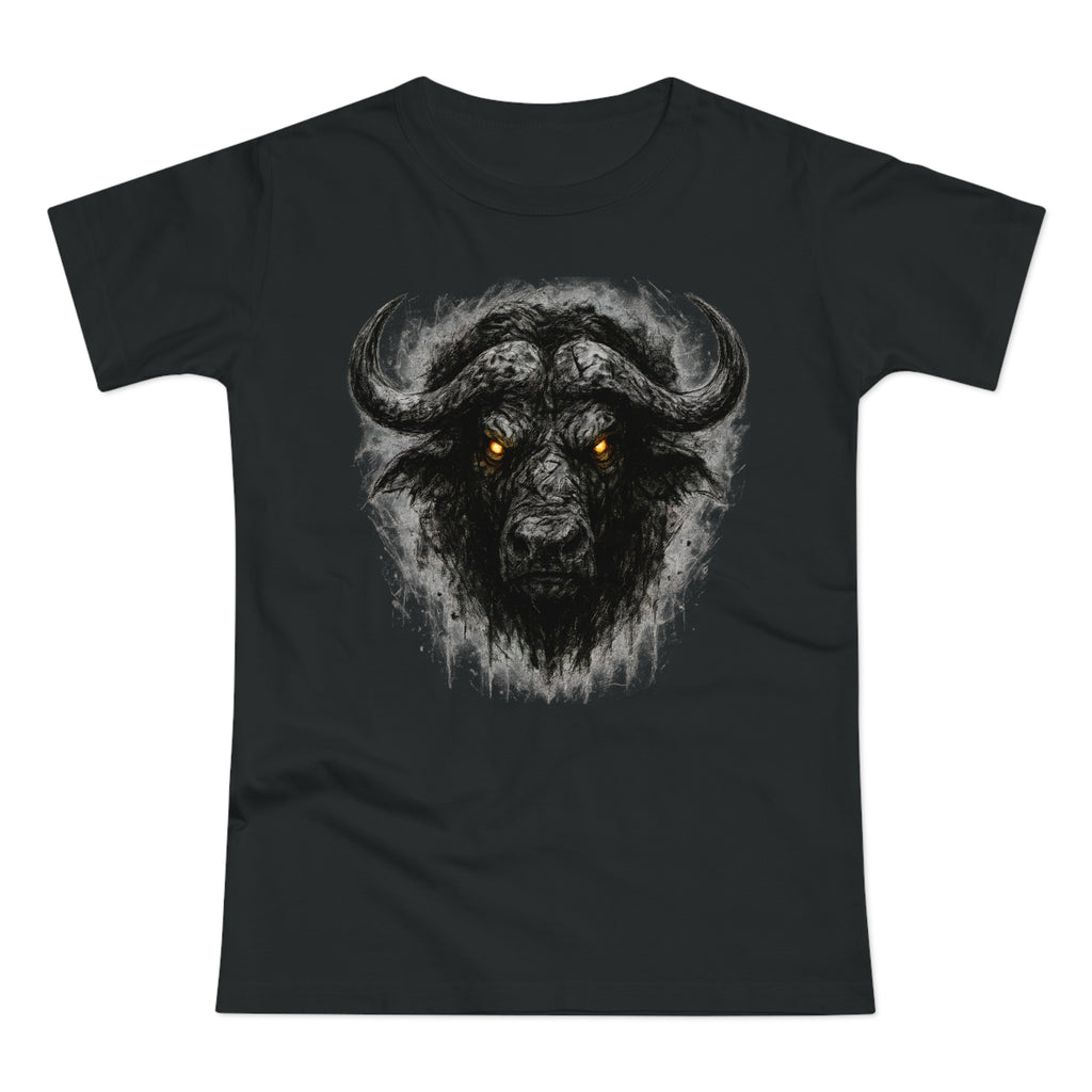 Büffel: Frontprint, Women's T-Shirt - Animal-Collection