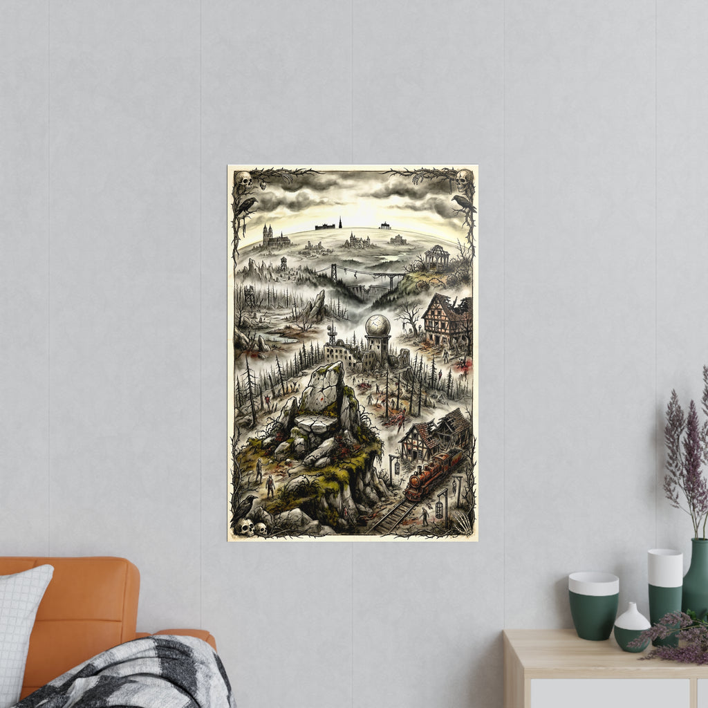 Poster 60 x 90: Brocken (New Dawn Collection) - Harz