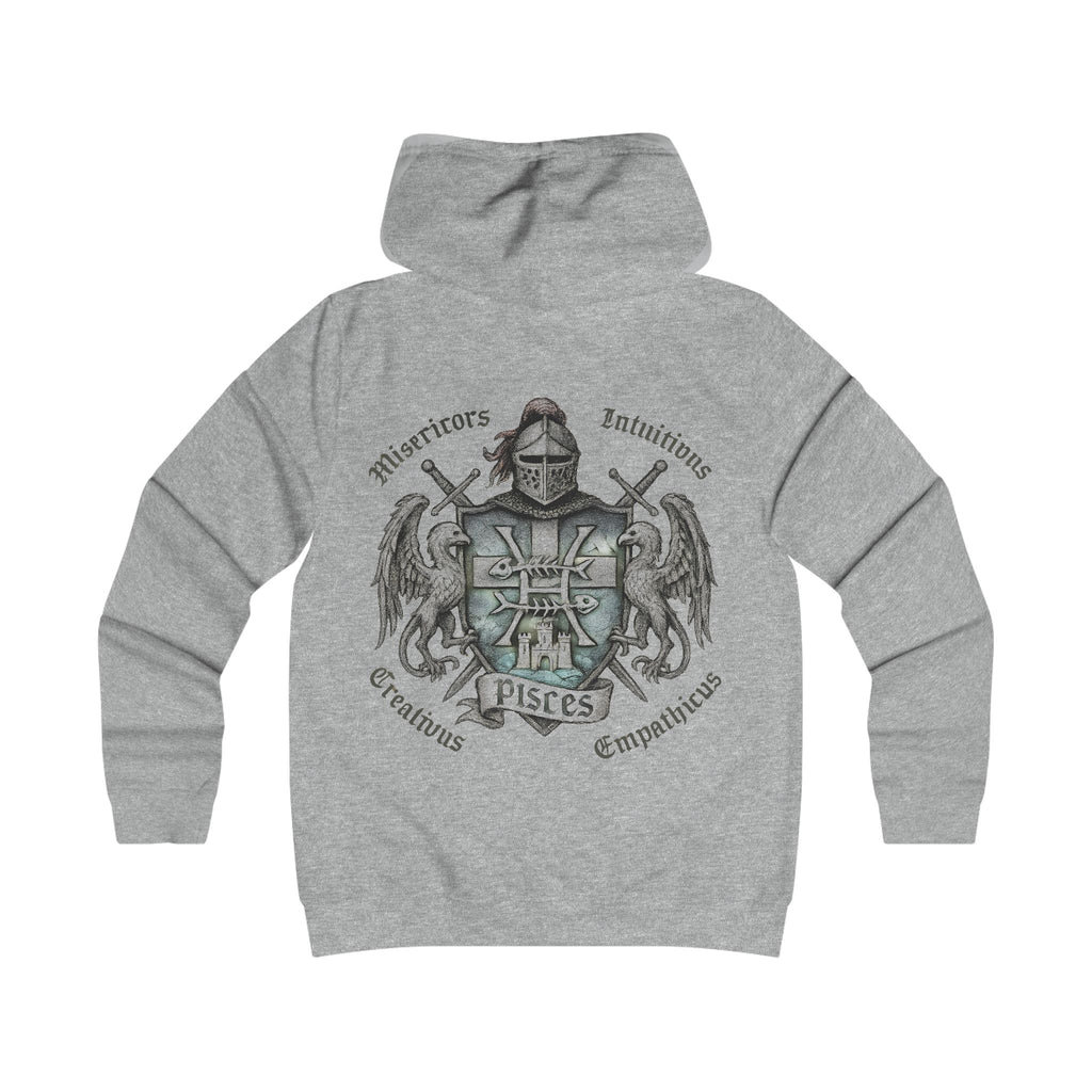 Fische - Backprint, Womens' Hoodie -  **Grimwater Edition** Sternzeichen Astrologie (Pisces)