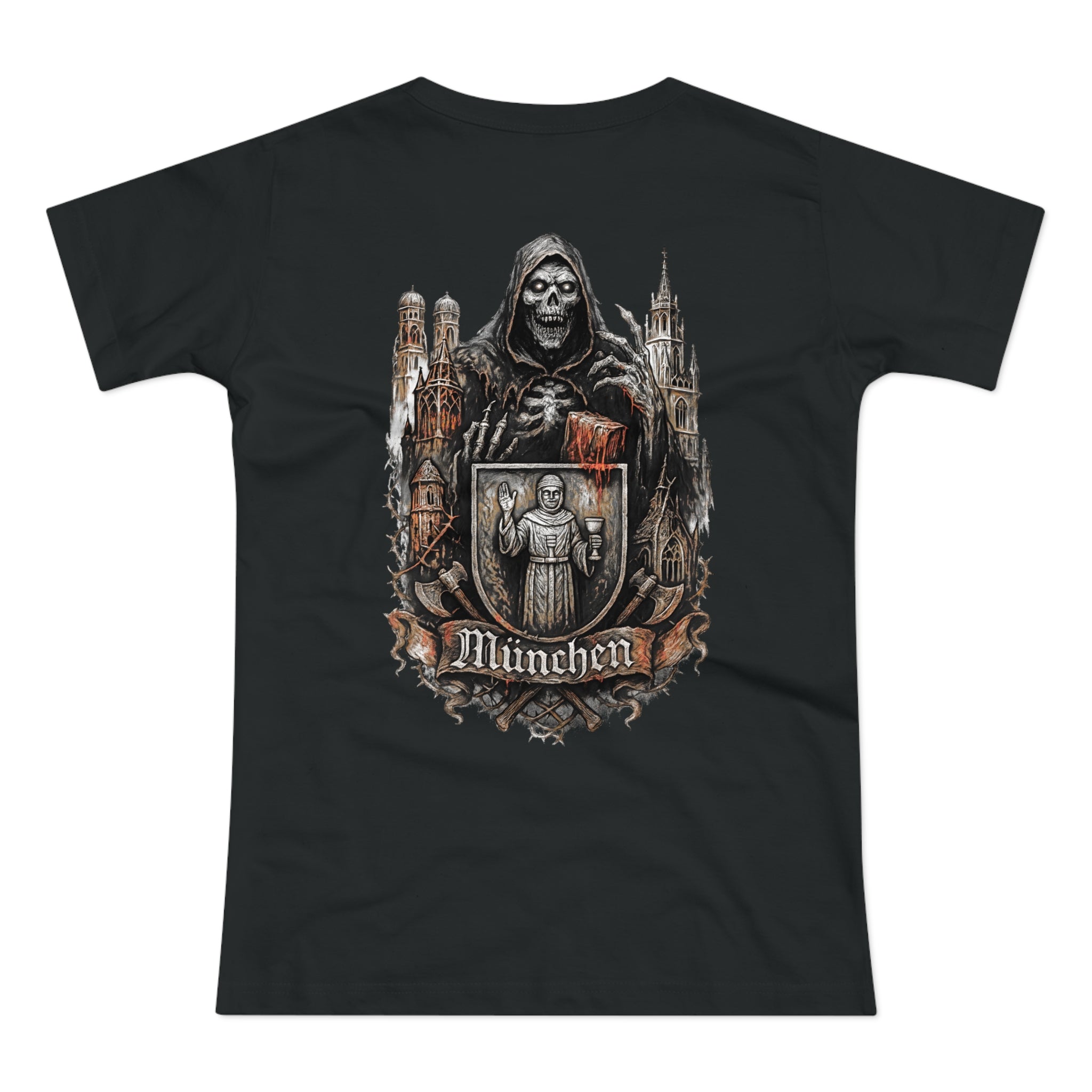 München: Front-/Backprint, Womens' T-Shirt: **Grimwater-Edition**