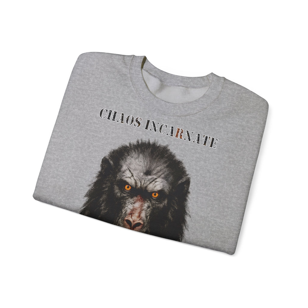 Pavian - Chaos Incarnate: Animals-Collection, Frontprint, Unisex Sweatshirt