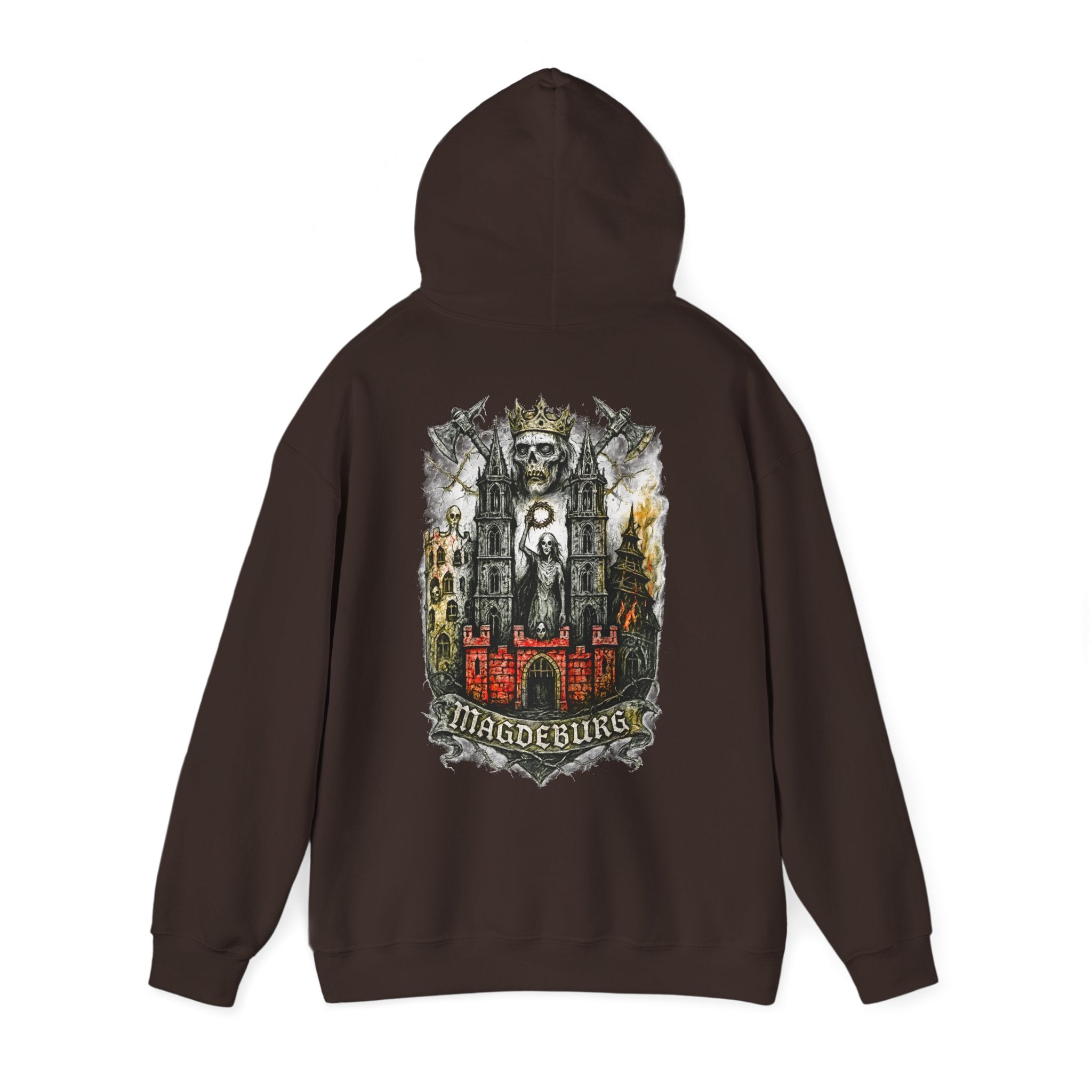Magdeburg: Front-/Backprint, Unisex Hoodie **Grimwater-Edition**
