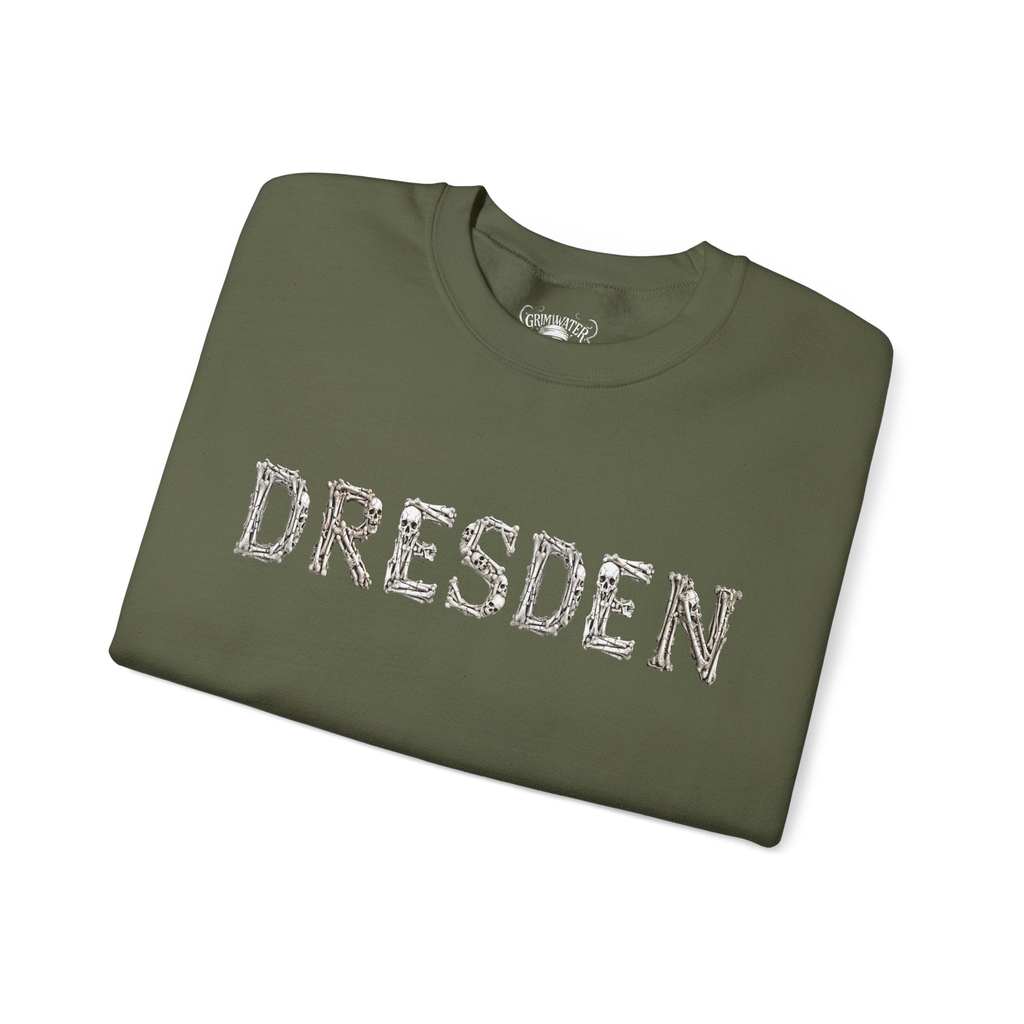 Dresden: Front-/Backprint, Unisex Sweatshirt **Grimwater-Edition**