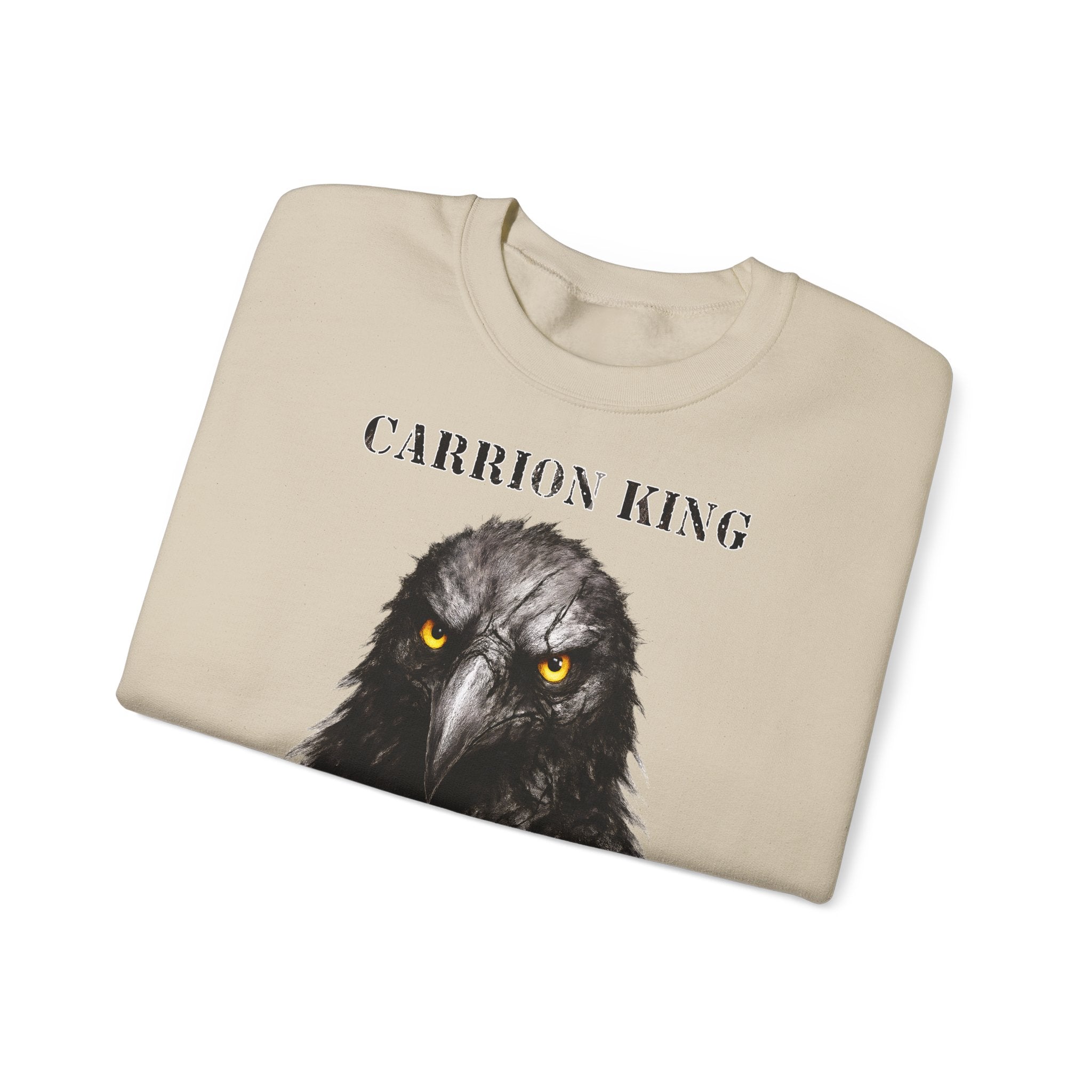 Rabe - Carrion King: Animals-Collection, Frontprint, Unisex Sweatshirt