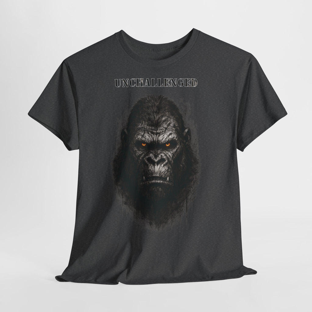 Gorilla - Unchallenged: Frontprint, Unisex T-Shirt - Animal-Collection