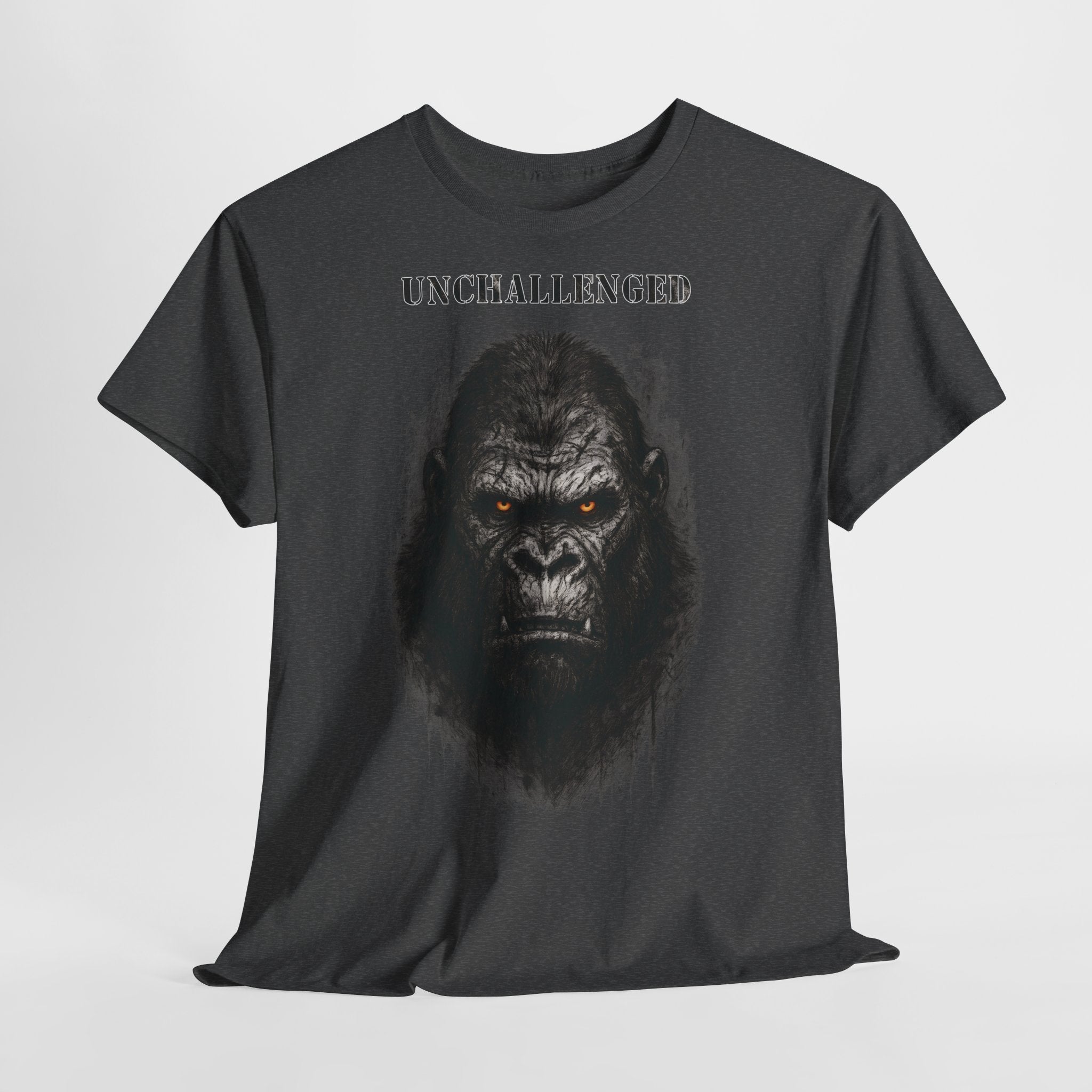 Gorilla - Unchallenged: Frontprint, Unisex T-Shirt - Animal-Collection