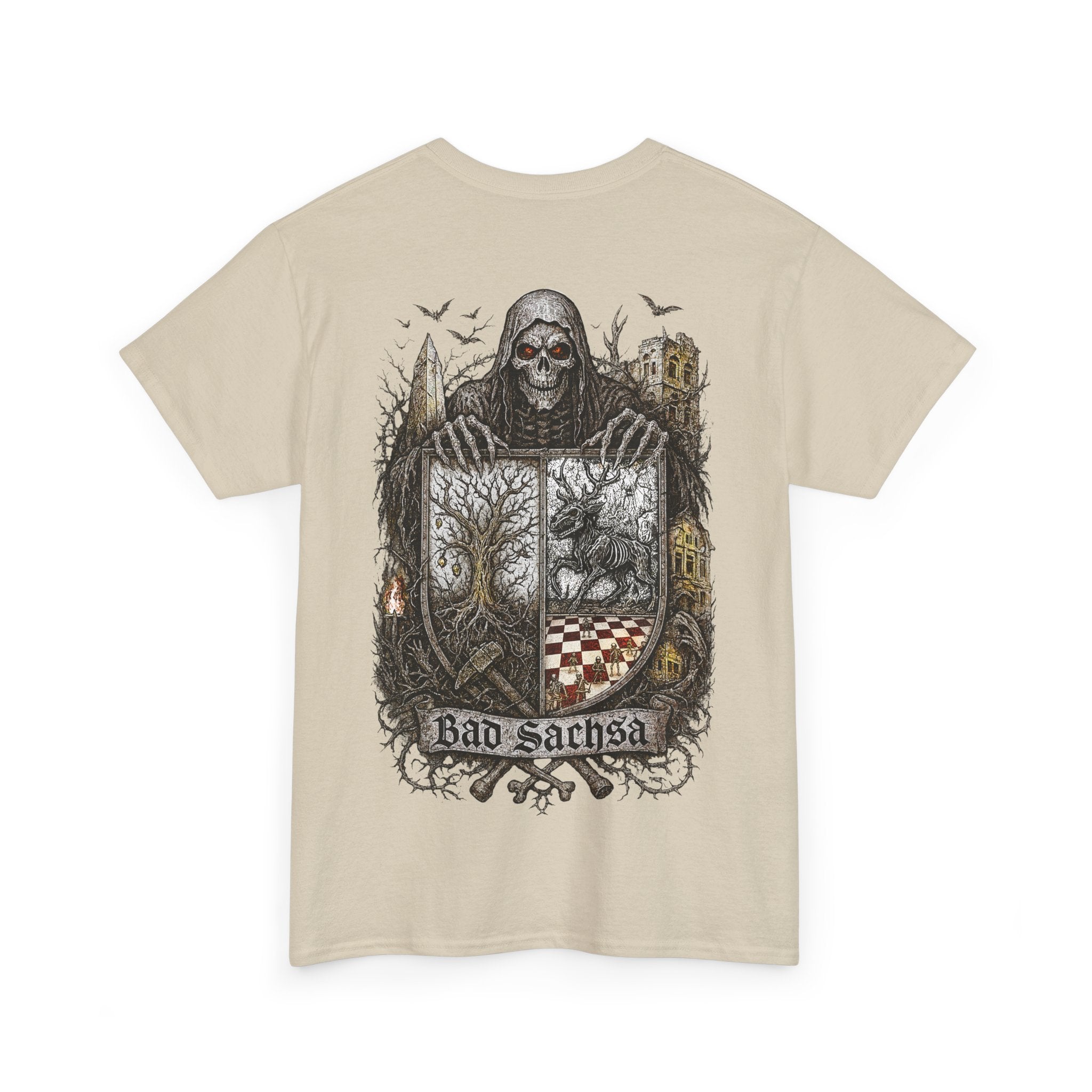 Bad Sachsa: Front-/Backprint, Unisex T-Shirt **Grimwater-Edition**