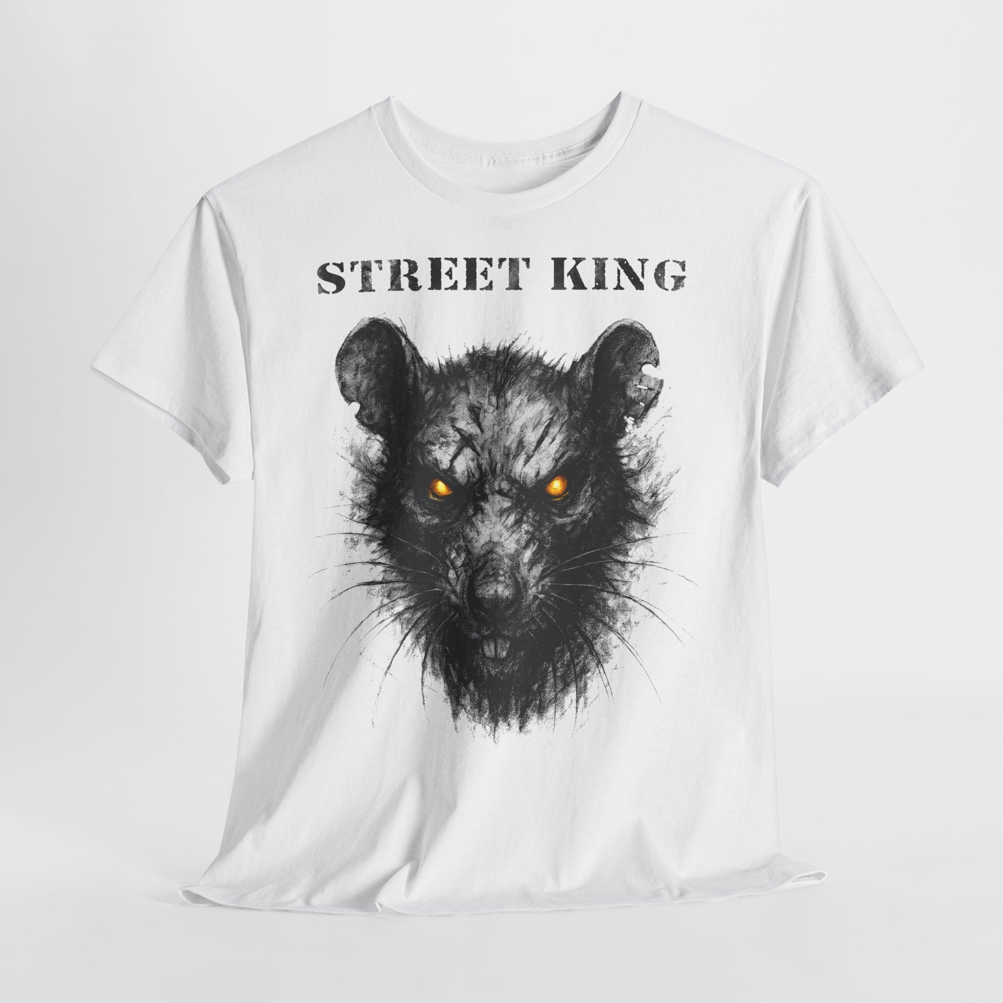 Ratte - Street King: Frontprint, Unisex T-Shirt - Animal-Collection