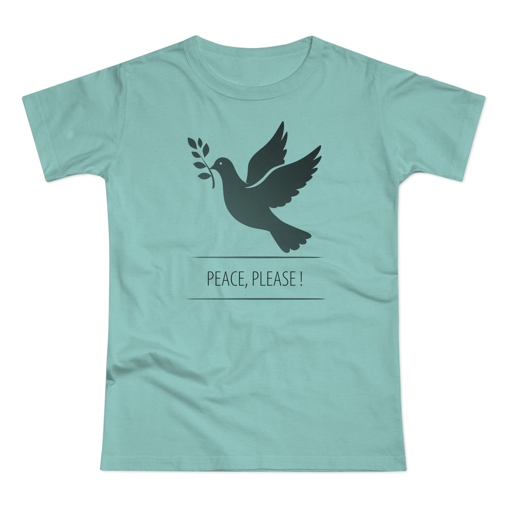 Peaceful Dove, Frontprint, Women's T-Shirt - Casual Wear, Gift for Friends, Inspirational Tee, Mindfulness, Peace Activism