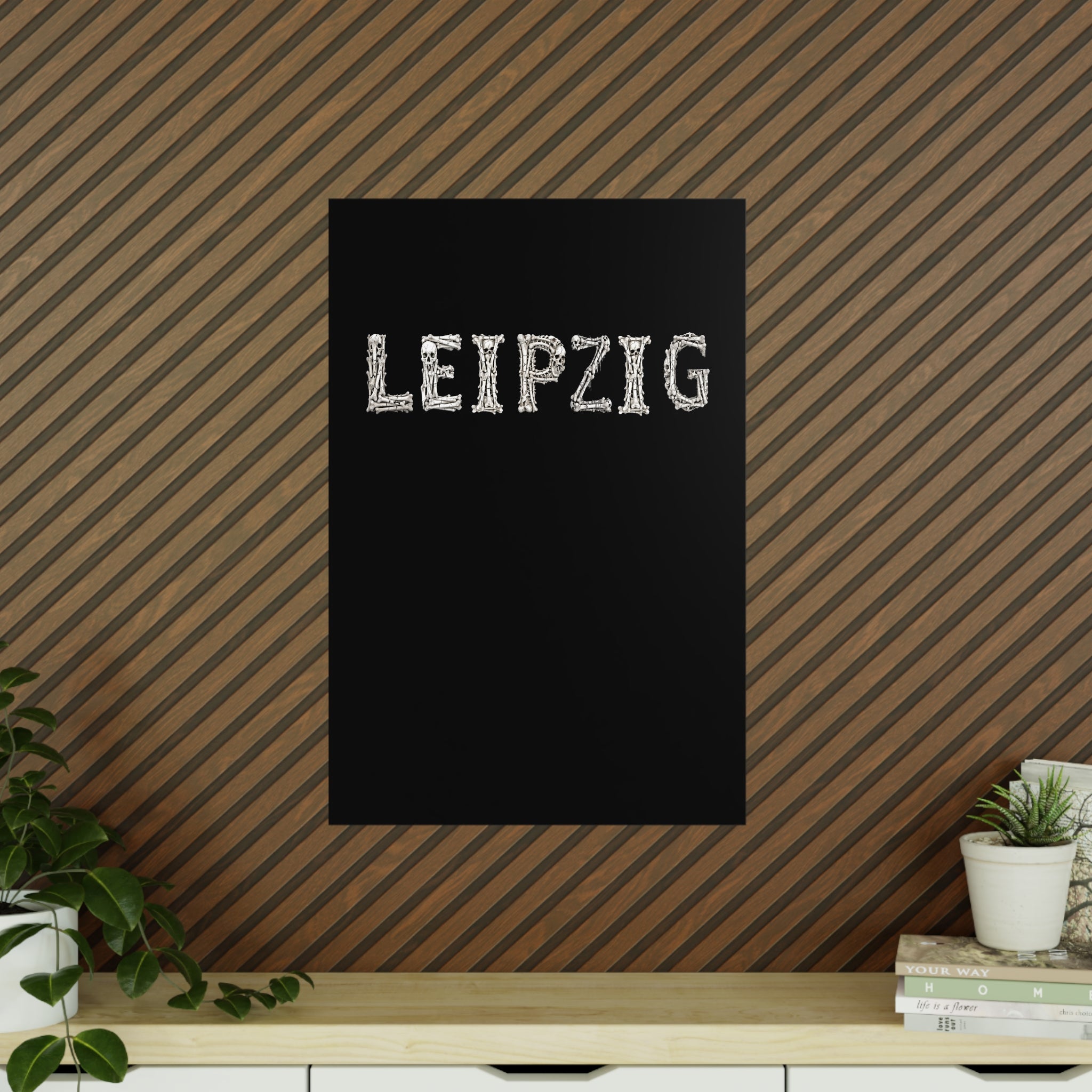 Poster 60 x 90: Leipzig (Bones Collection)